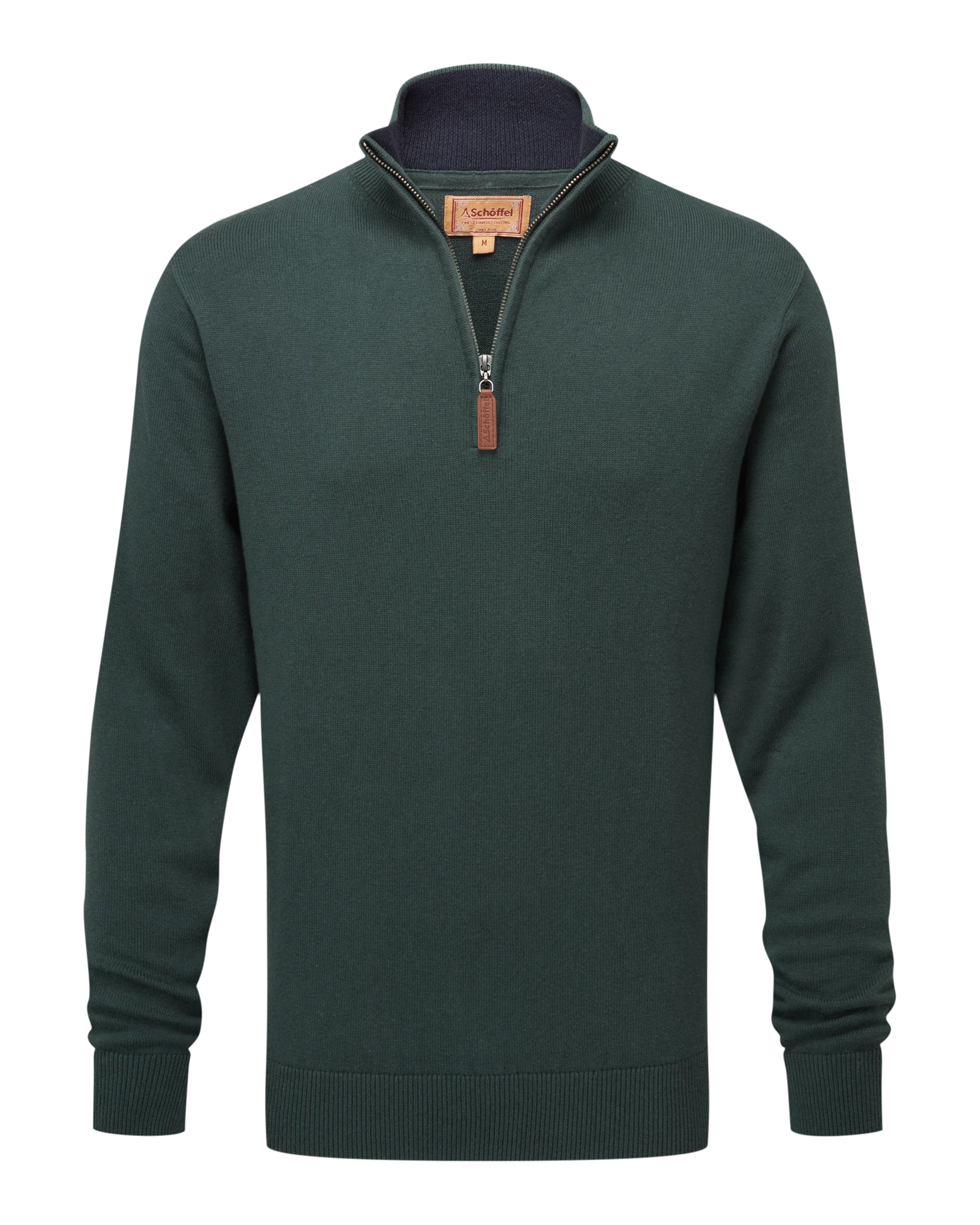 Schoffel Men's Calton Cotton Cashmere 1/4 Zip