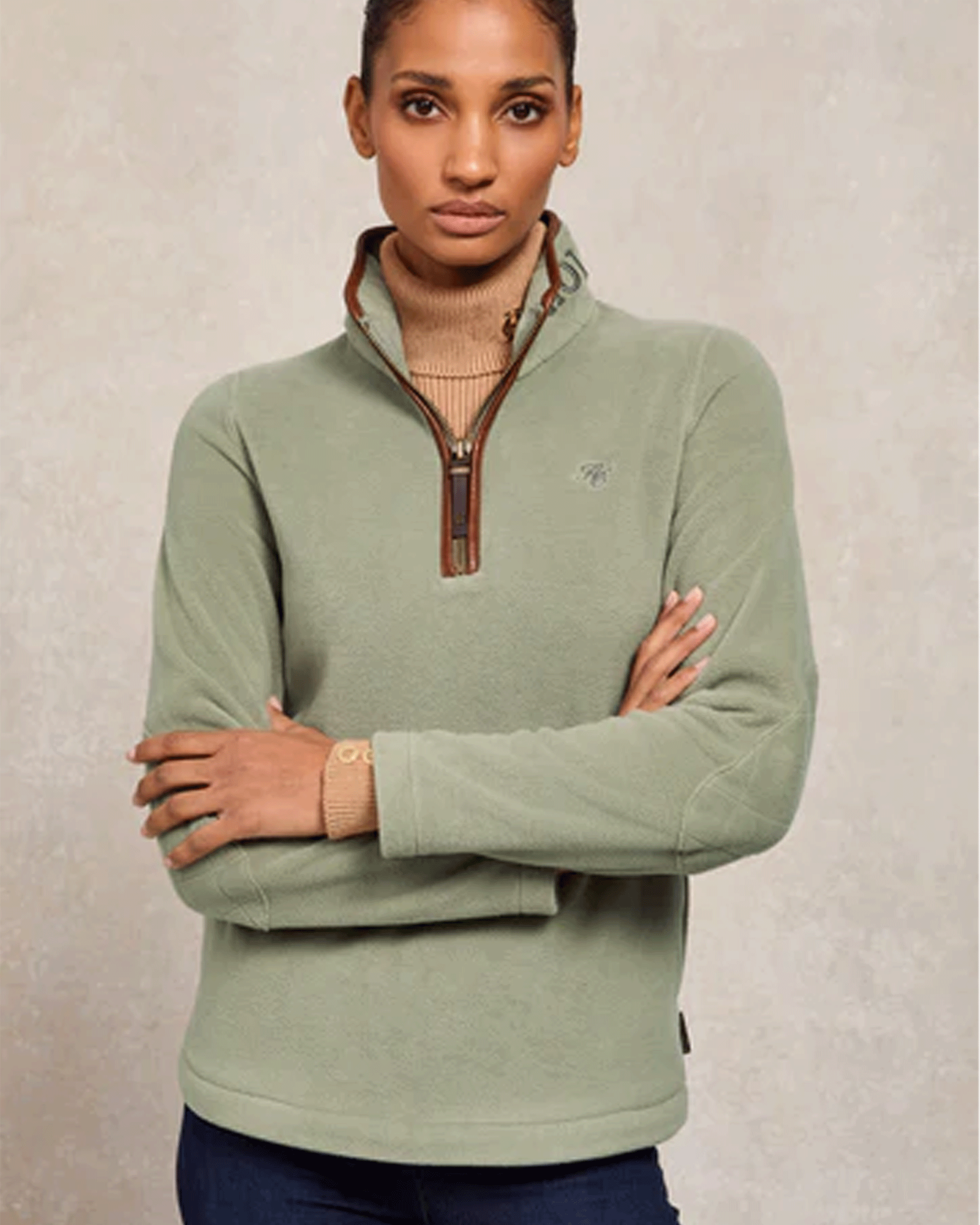 Holland Cooper Country Fleece Quarter Zip