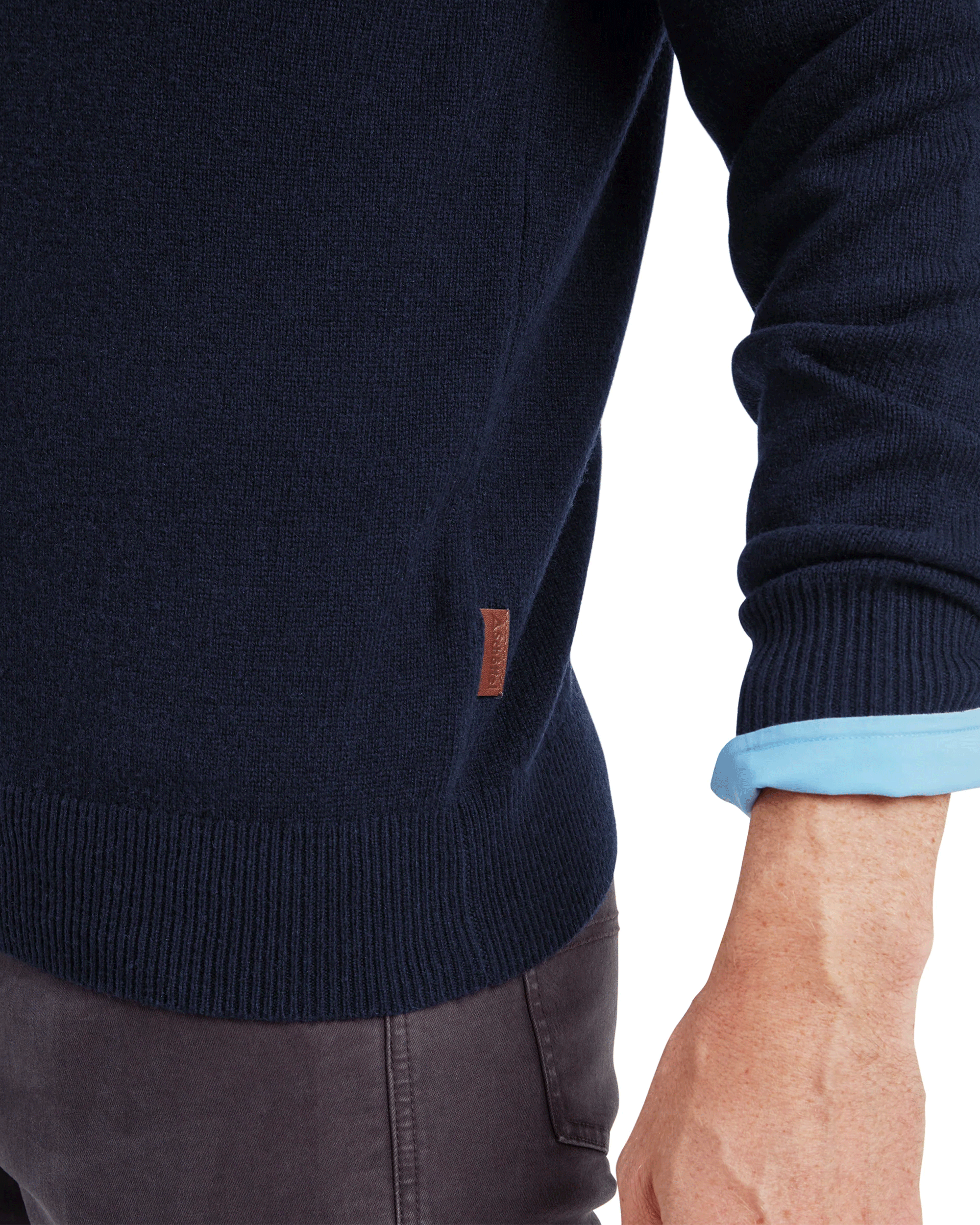 Schoffel Men's Lewis Lambswool 1/4 Zip Jumper