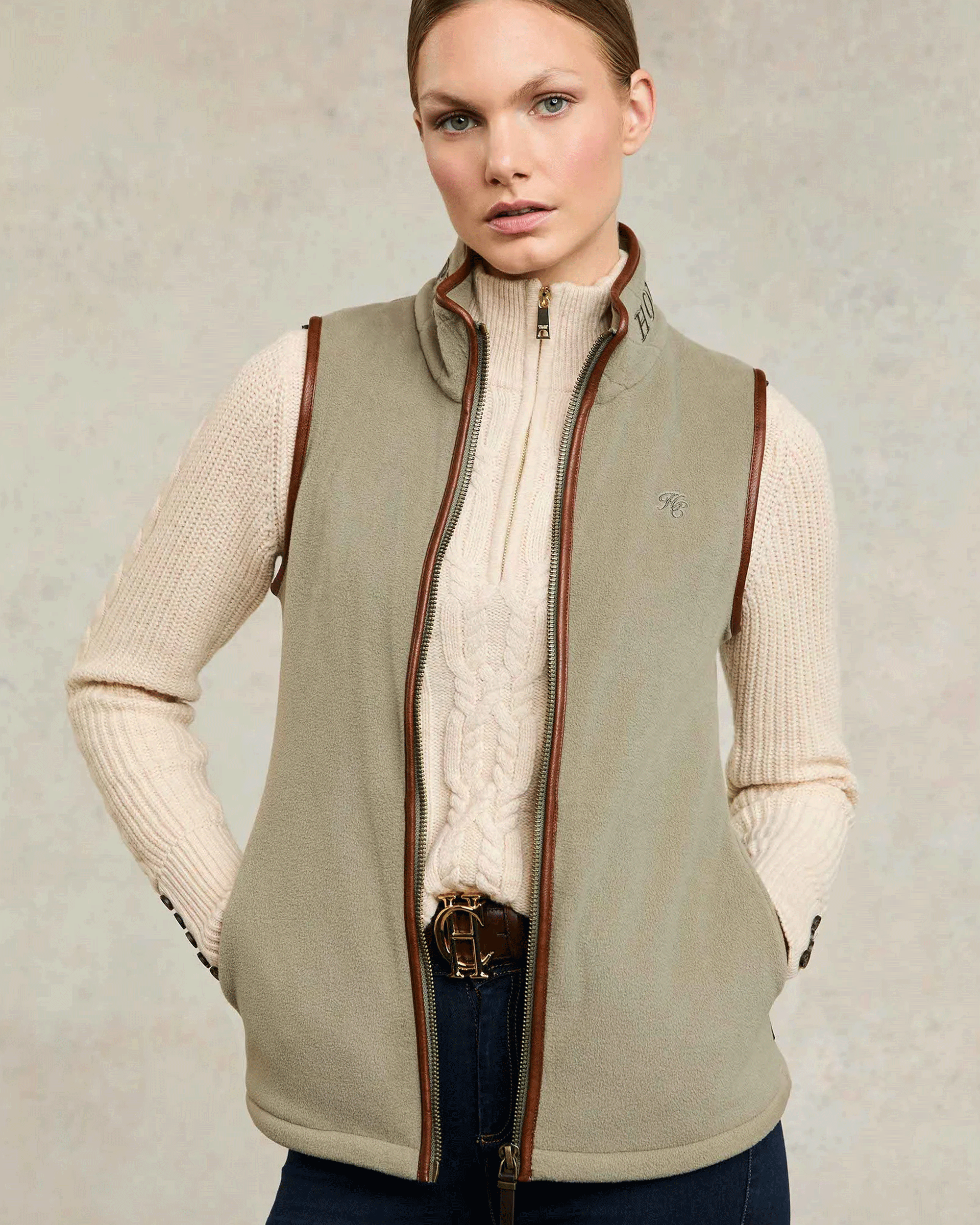 Holland Cooper Country Fleece Gilet