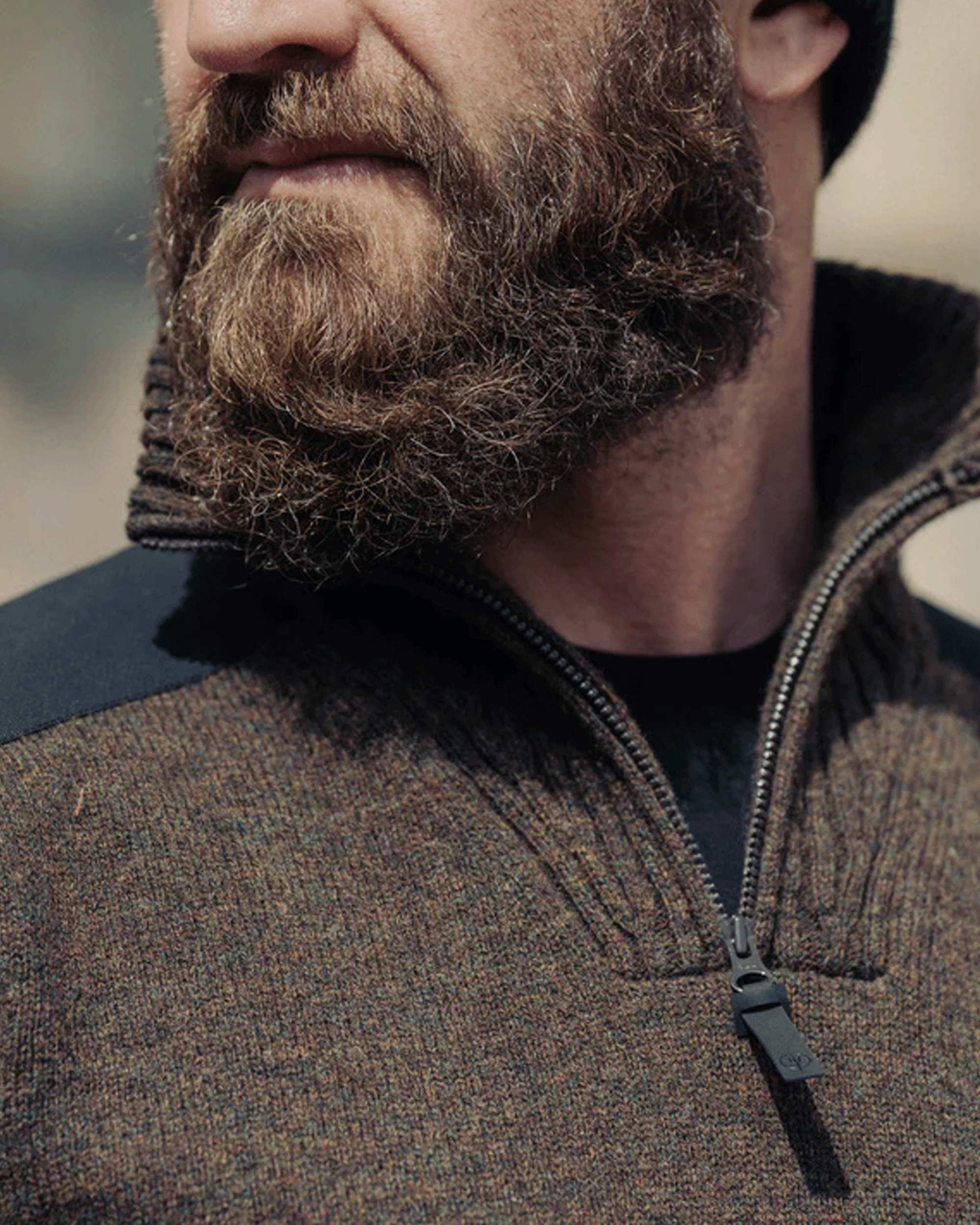 ThruDark HeriTech Funnel Neck Jumper