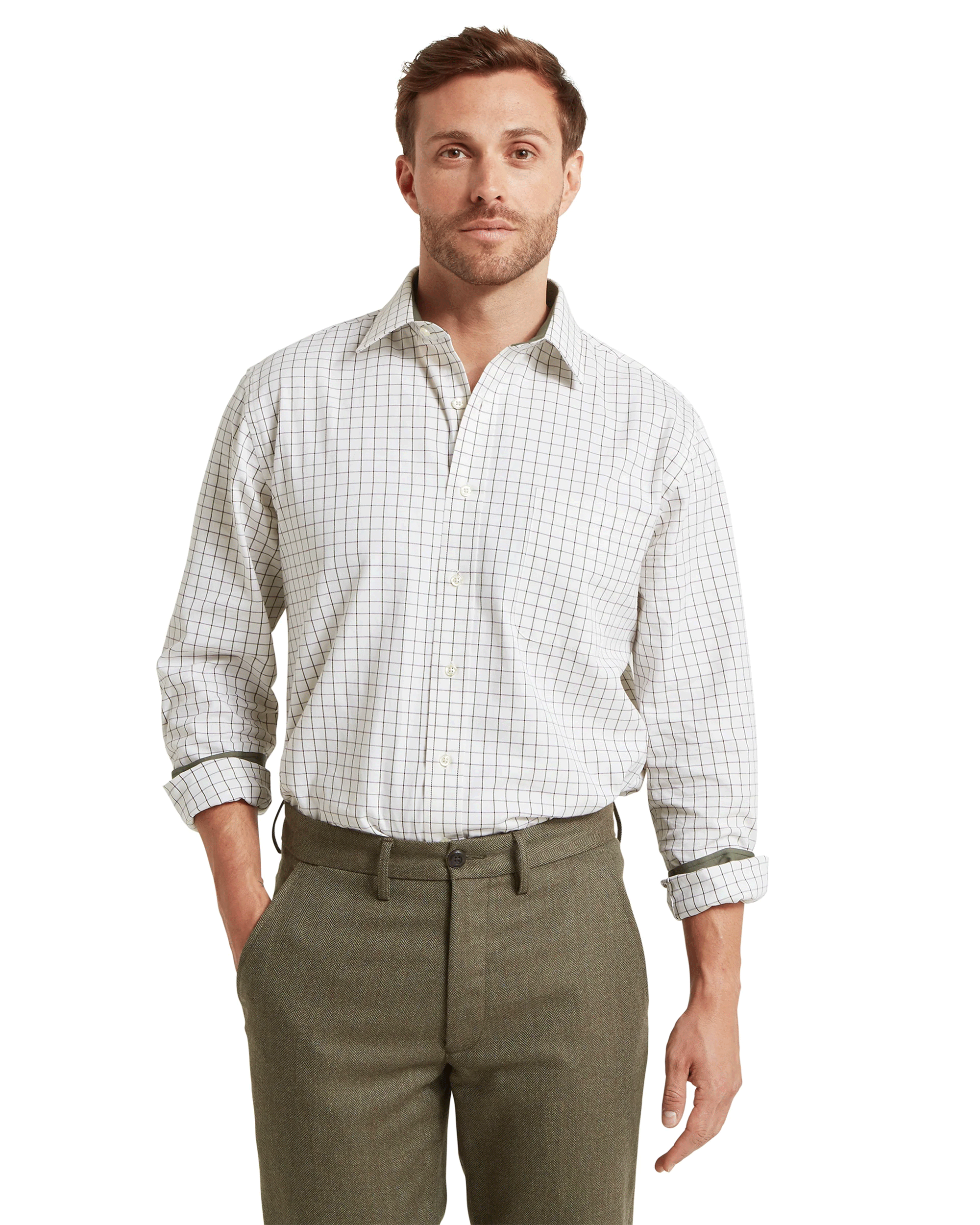Schoffel Men's Burnham Tattersall Classic Shirt