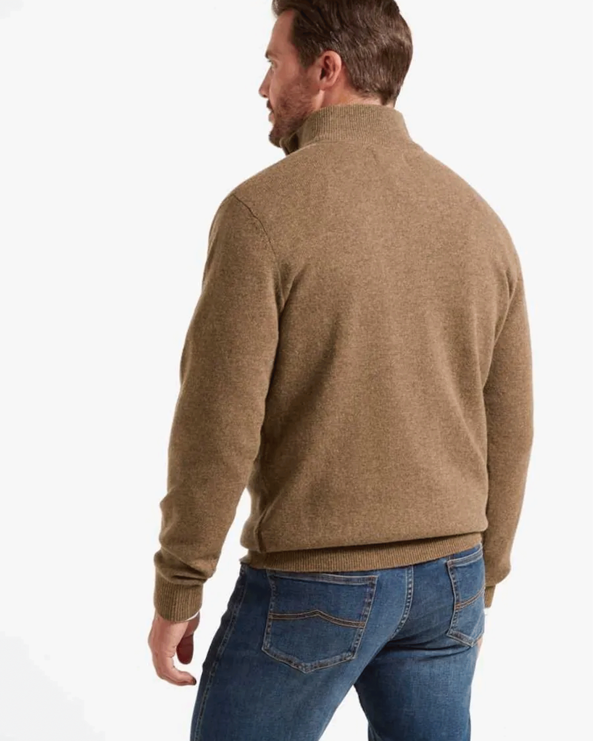 Schoffel Men's Lewis Lambswool 1/4 Zip Jumper