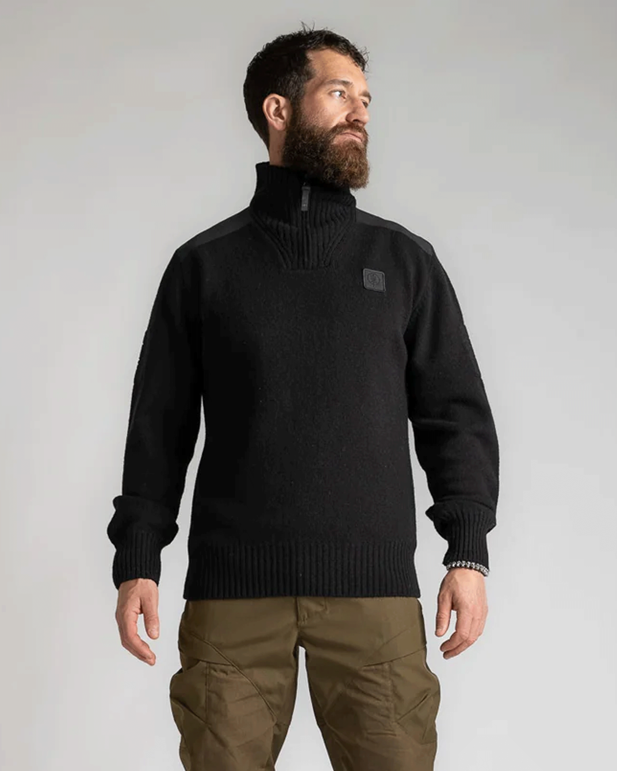 ThruDark HeriTech Funnel Neck Jumper