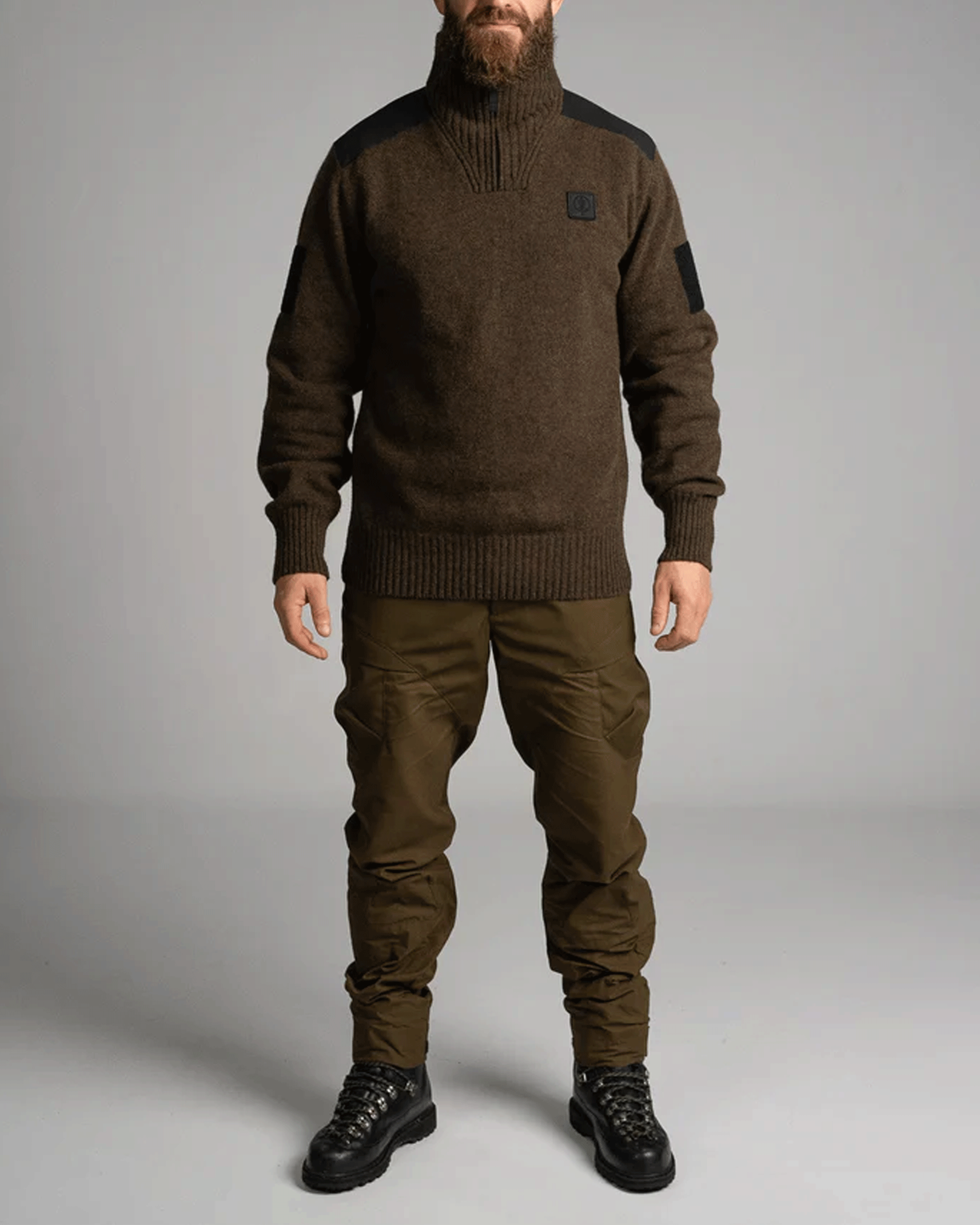 ThruDark HeriTech Funnel Neck Jumper