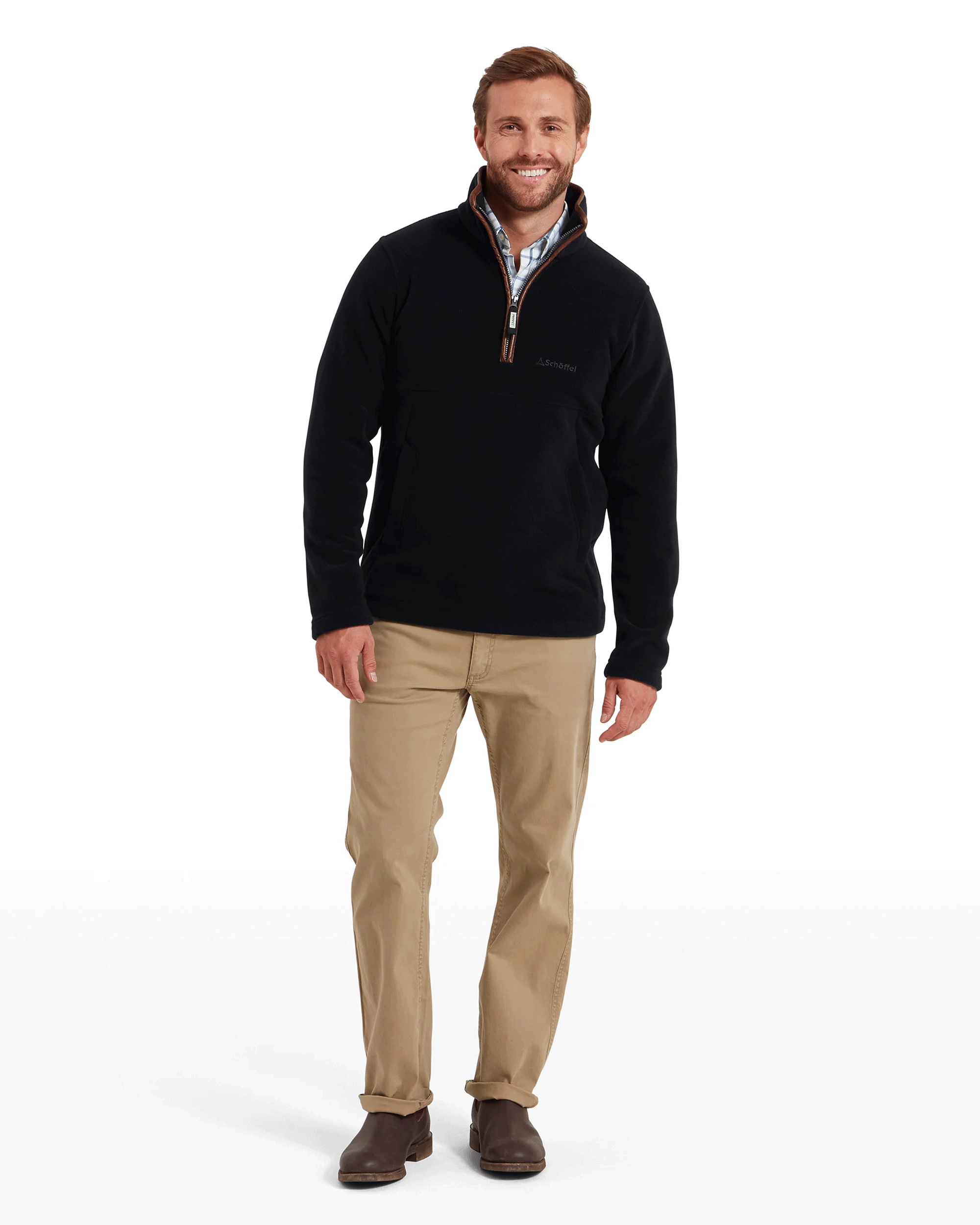 Schoffel Men's Berkeley 1/4 Zip Fleece