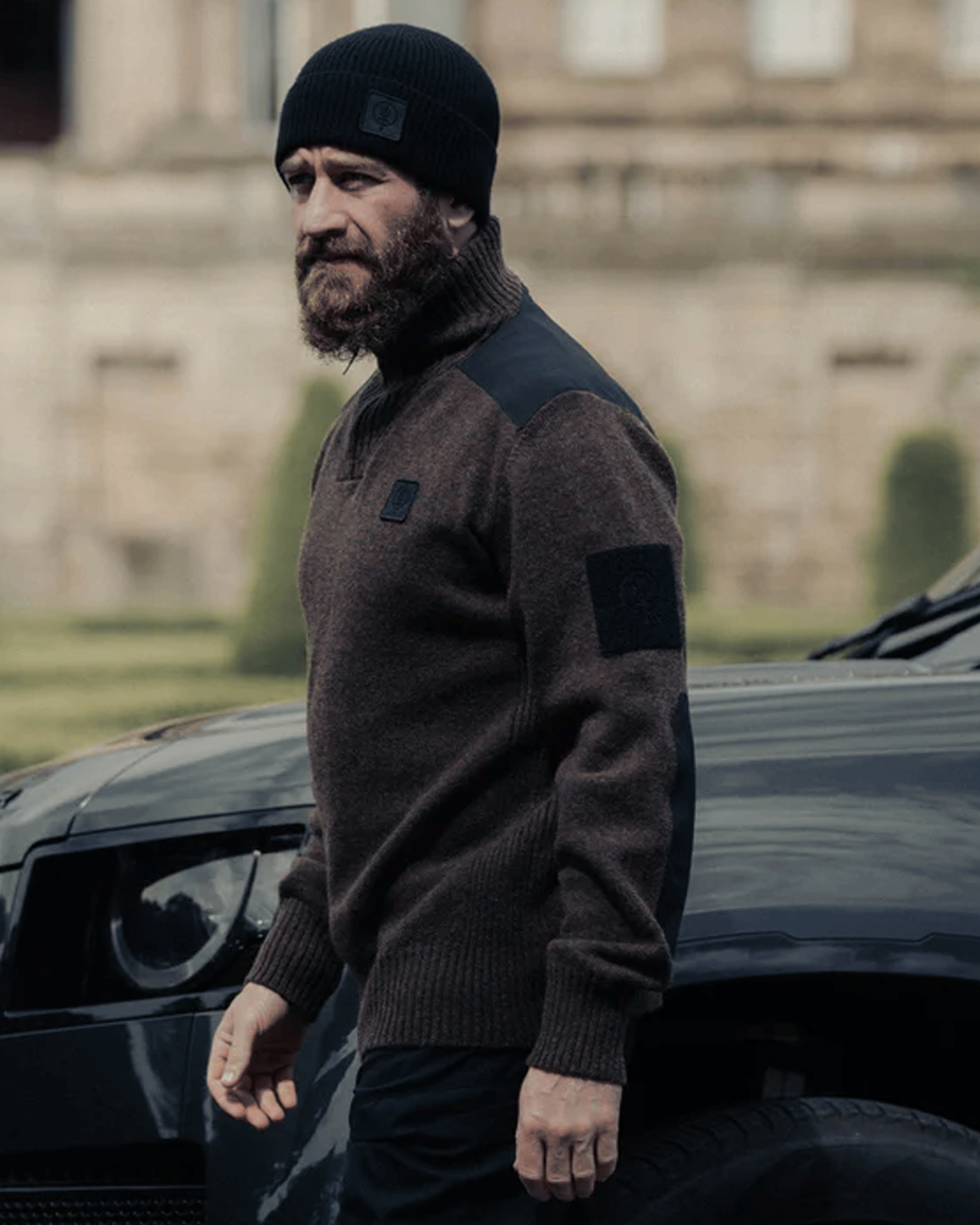 ThruDark HeriTech Funnel Neck Jumper