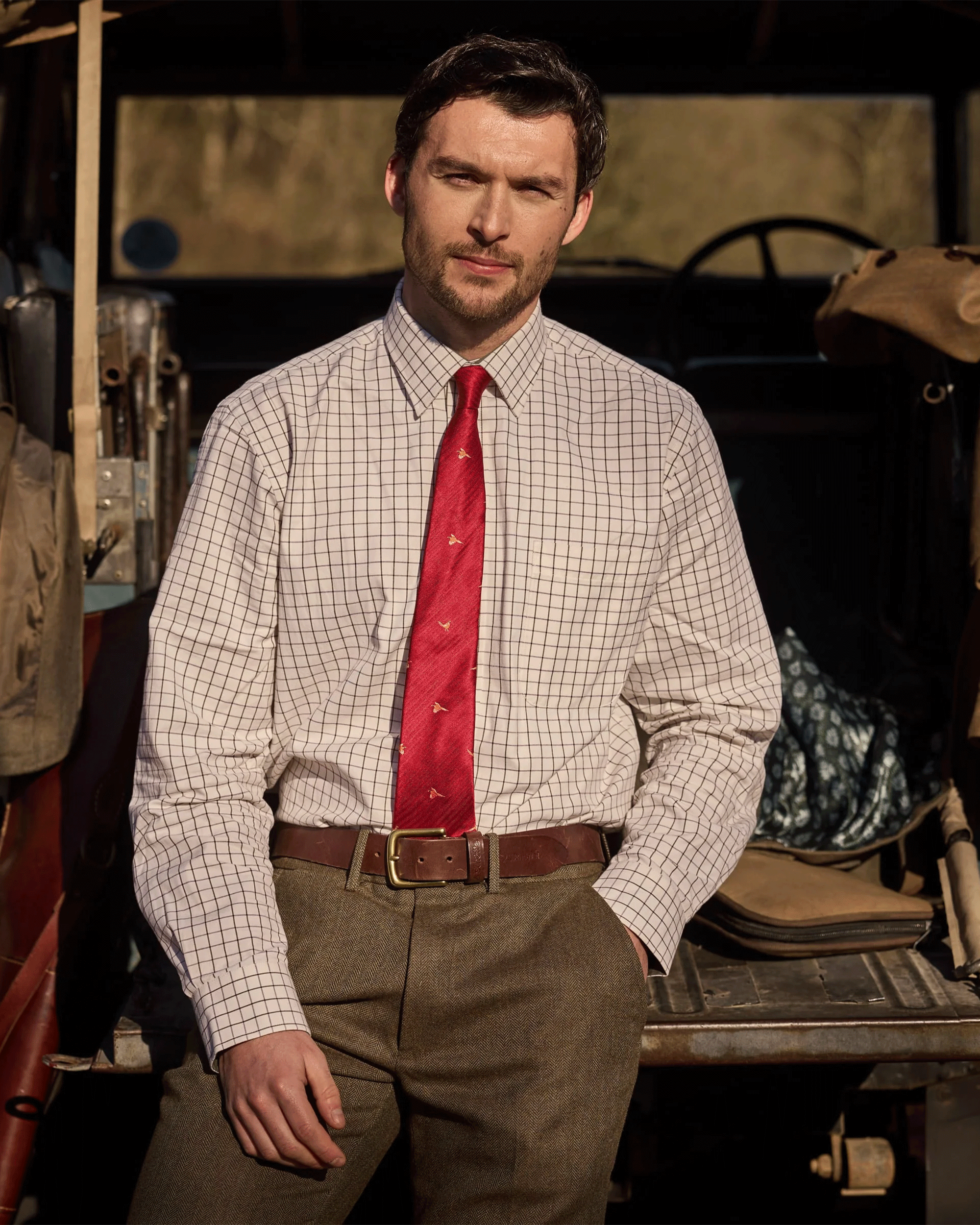 Schoffel Men's Burnham Tattersall Classic Shirt