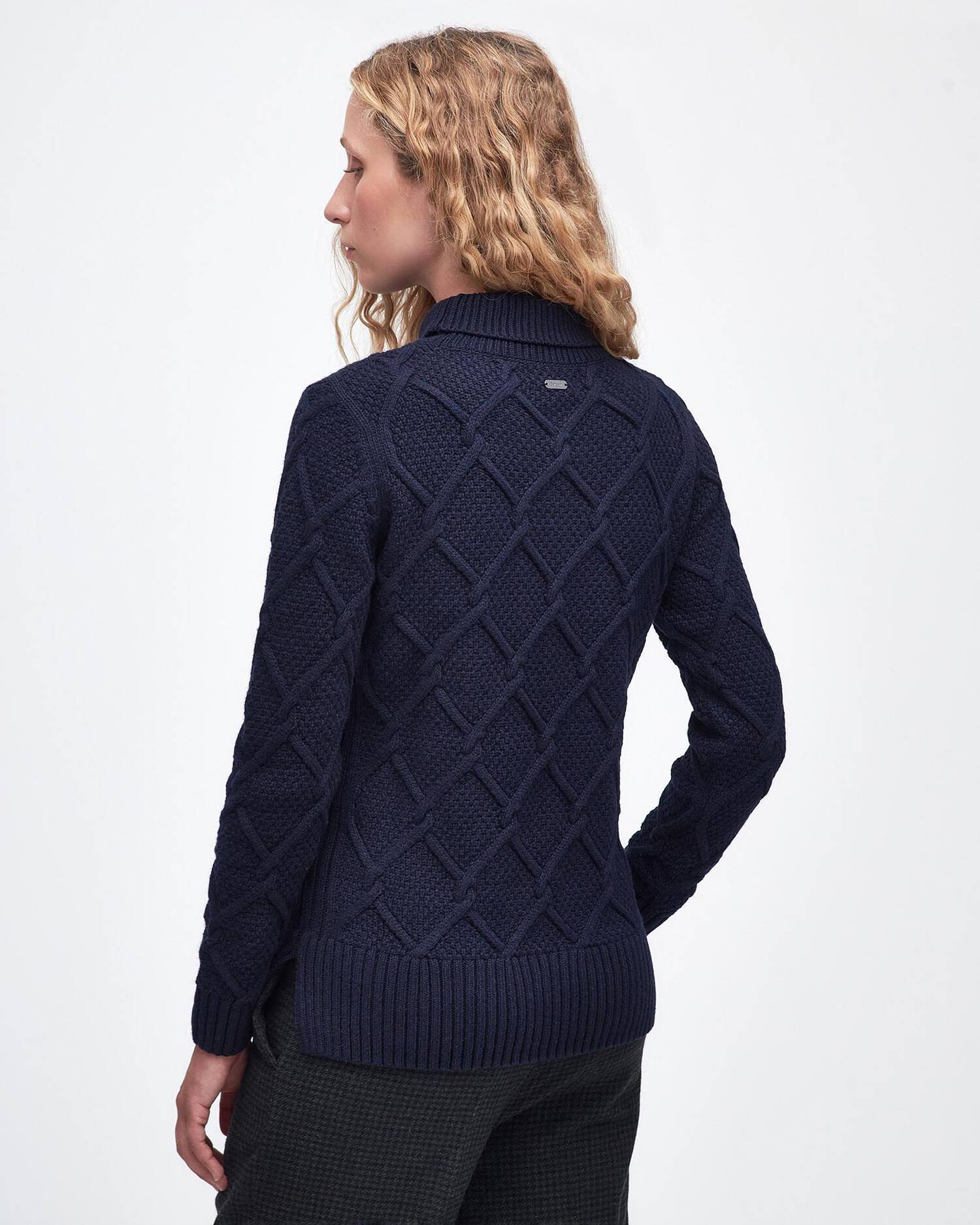 Barbour Burne Roll Neck Knitted Jumper