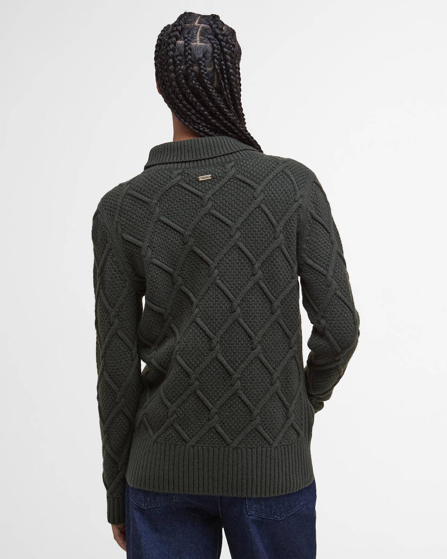 Barbour Burne Roll Neck Knitted Jumper