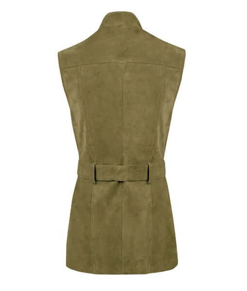 Troy Of London Belted Suede Gilet