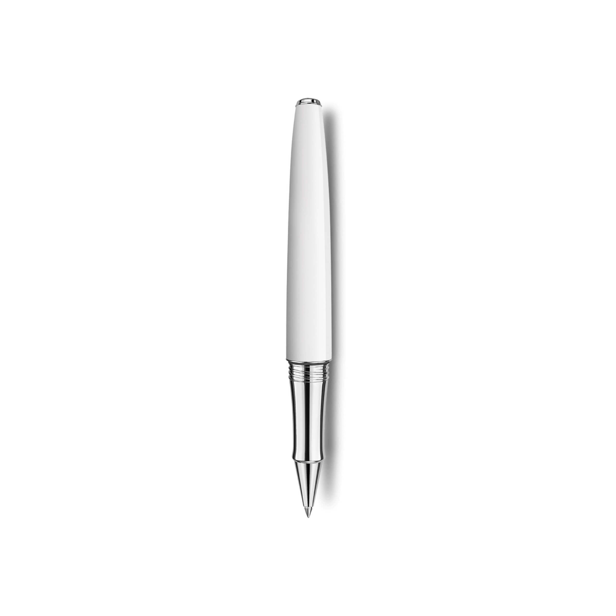 Bicolour White Lacquer Ballpoint Pen