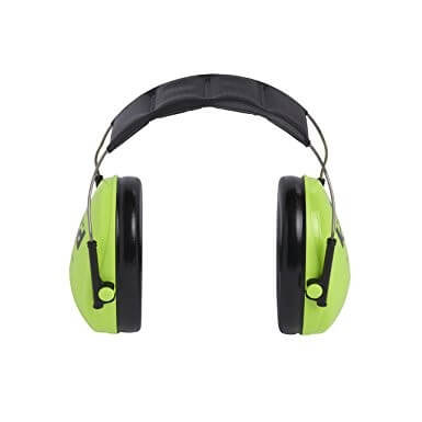 Kids Peltor Neon Green Earmuffs