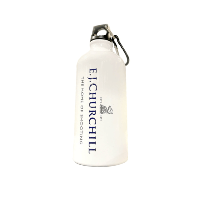 E.J. Churchill White Aluminium Bottle