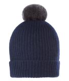 Troy London Cashmere PomPom Hat