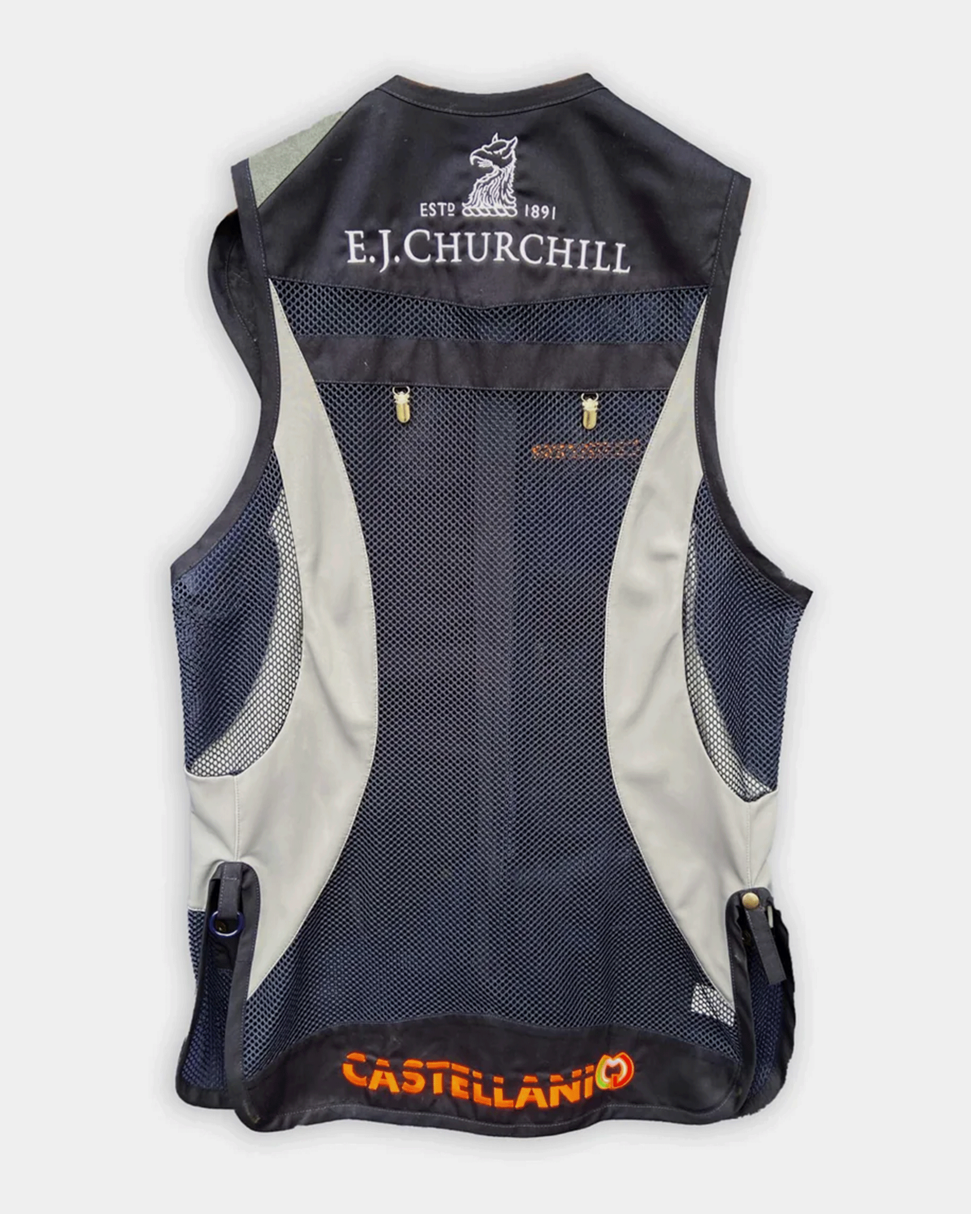 Castellani Mens Rio Mesh Vest. Branded E.J. Churchill