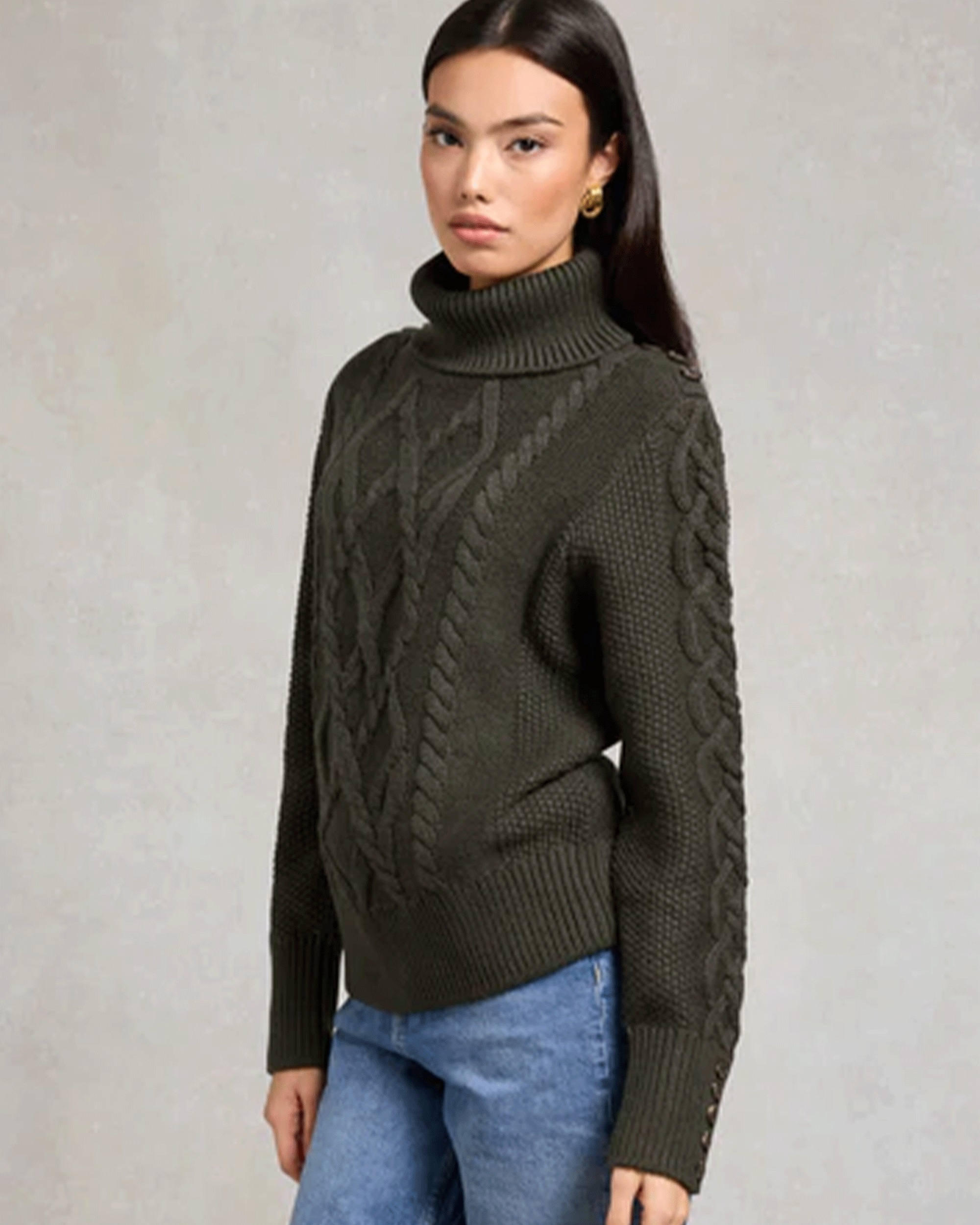 Holland Cooper Cortina Roll Neck Knit