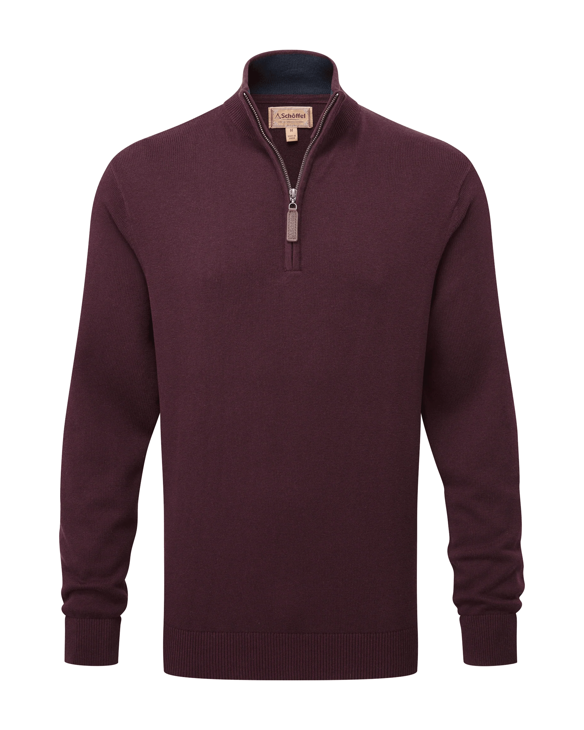 Schoffel Men's Calton Cotton Cashmere 1/4 Zip
