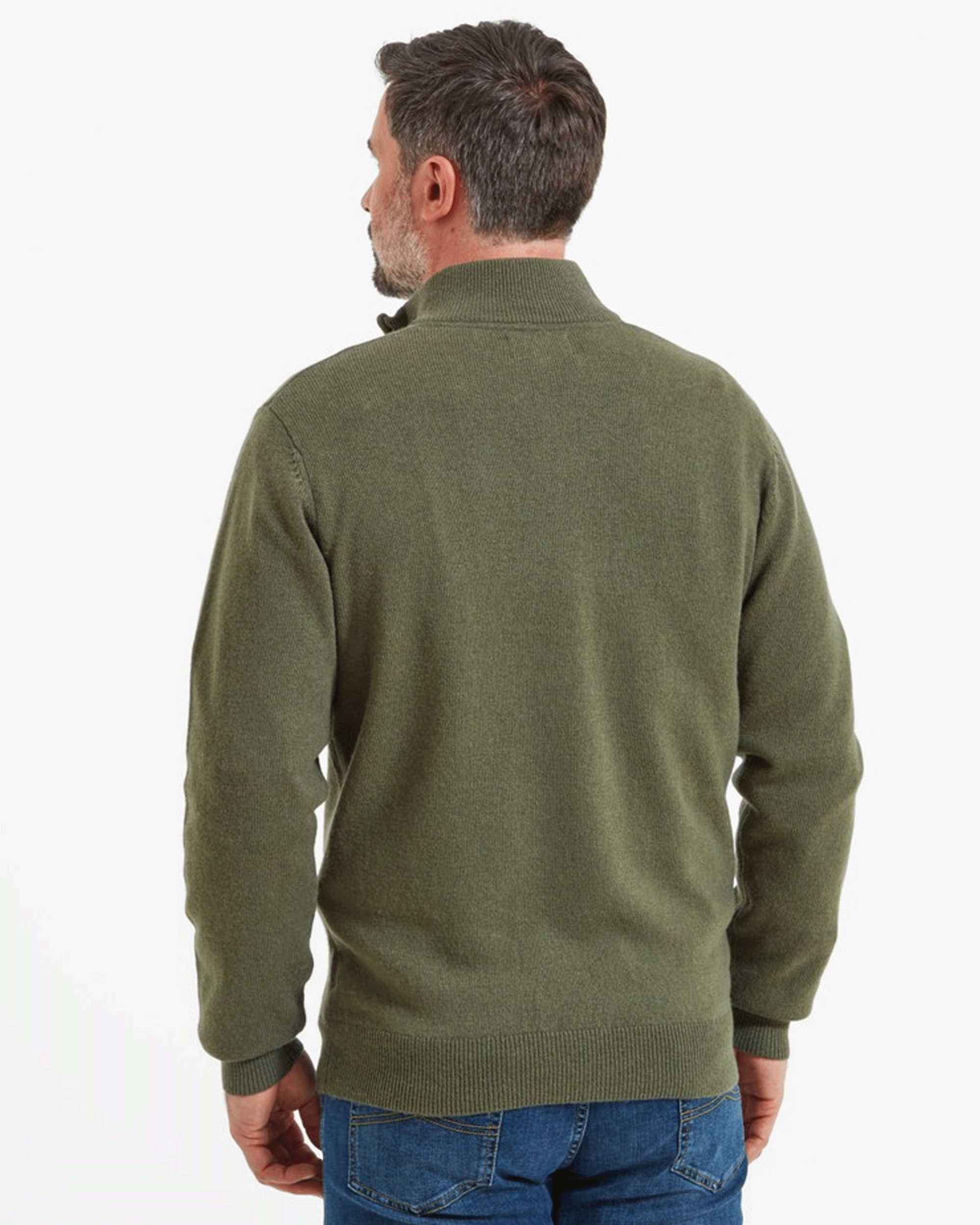 Schoffel Men's Lewis Lambswool 1/4 Zip Jumper