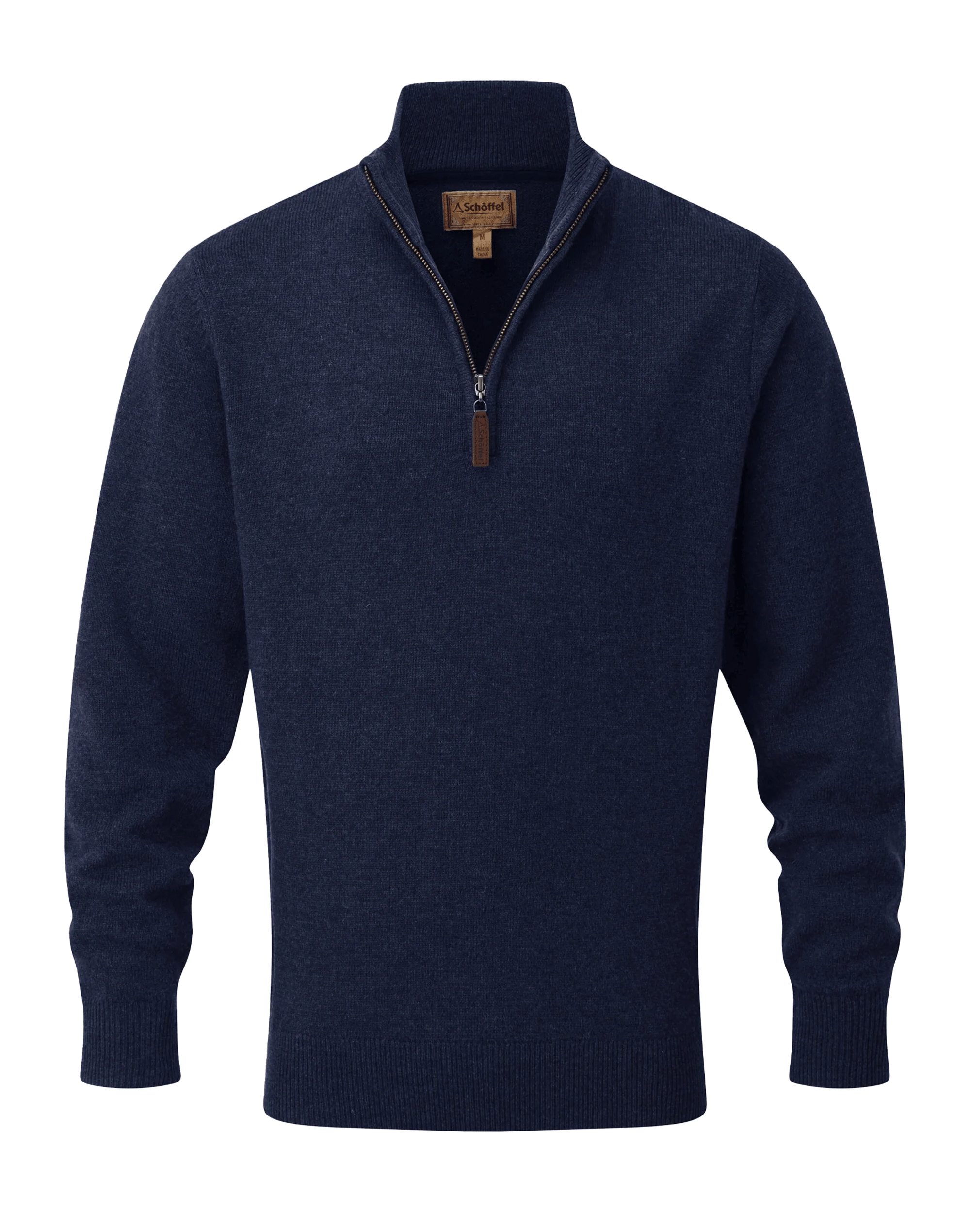 Schoffel Men's Lewis Lambswool 1/4 Zip Jumper