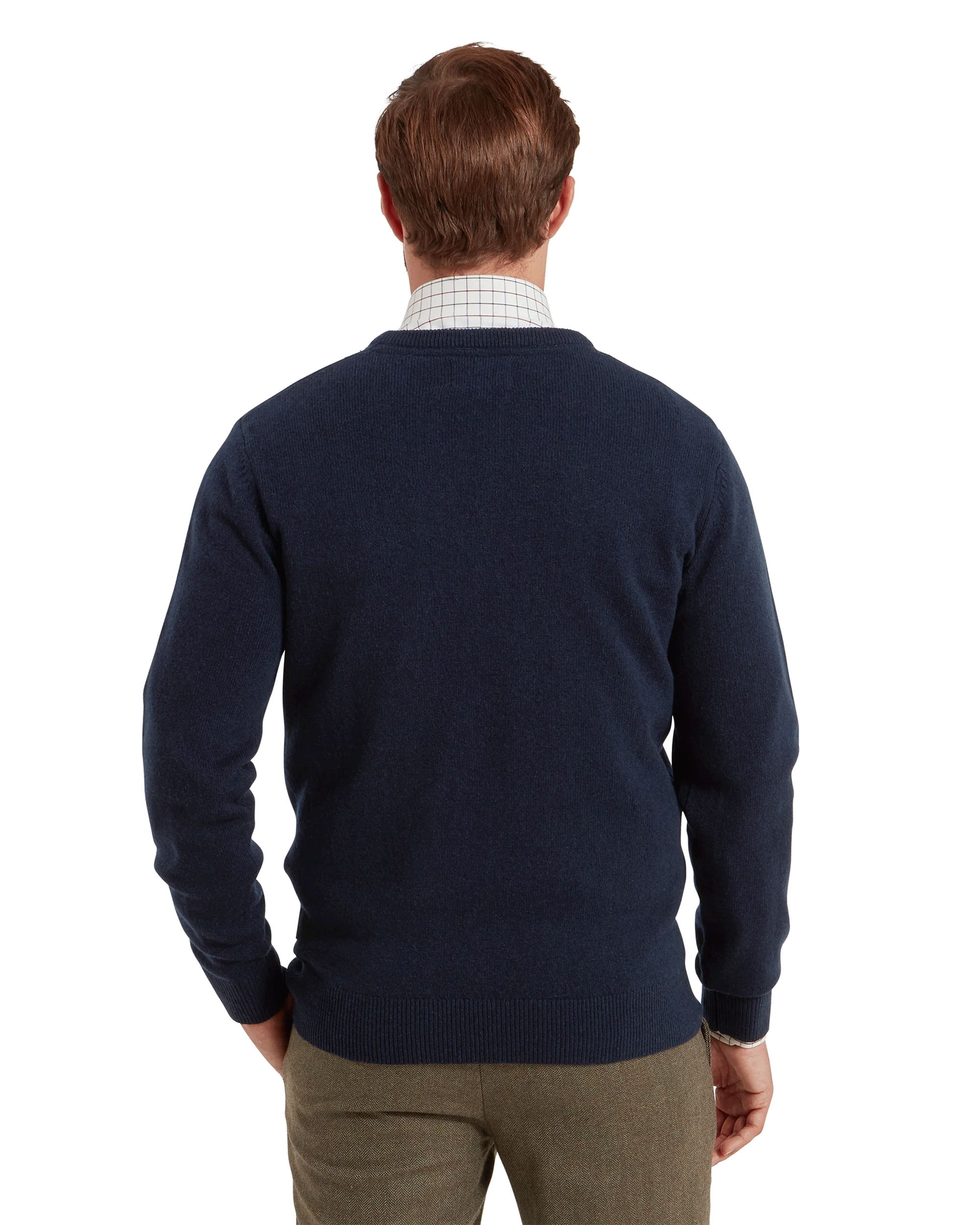 Schoffel Men's Lewis Lambswool V Neck Jumper