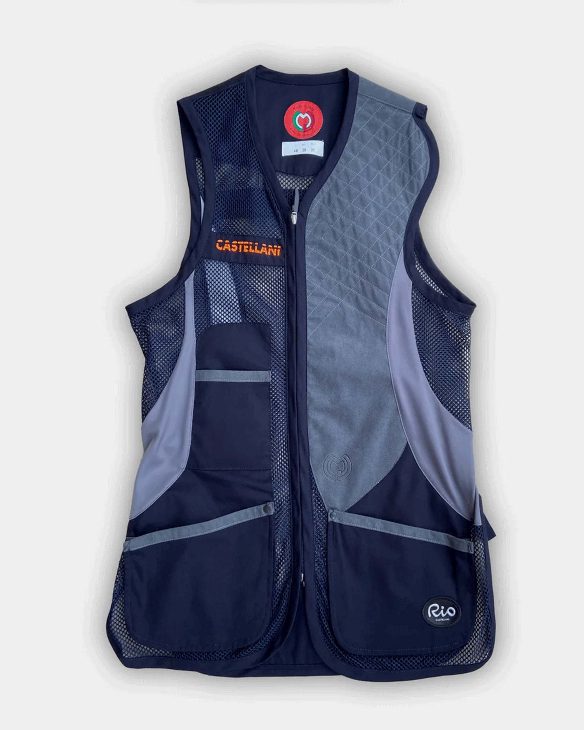 Castellani Mens Rio Mesh Vest. Branded E.J. Churchill