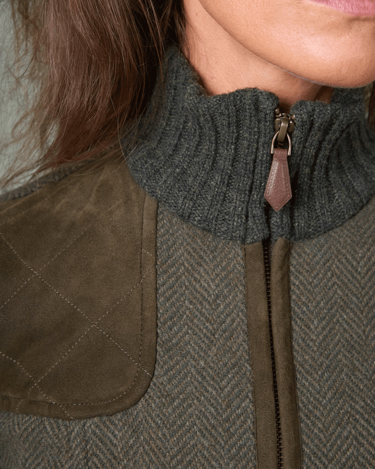 Habsburg Wool Jacket Cleo with Knit Sleeves