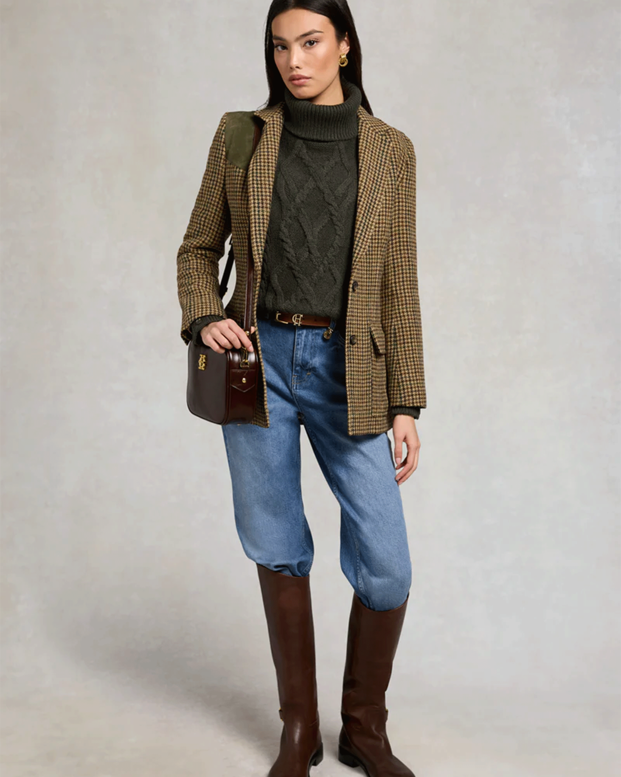 Holland Cooper Cortina Roll Neck Knit