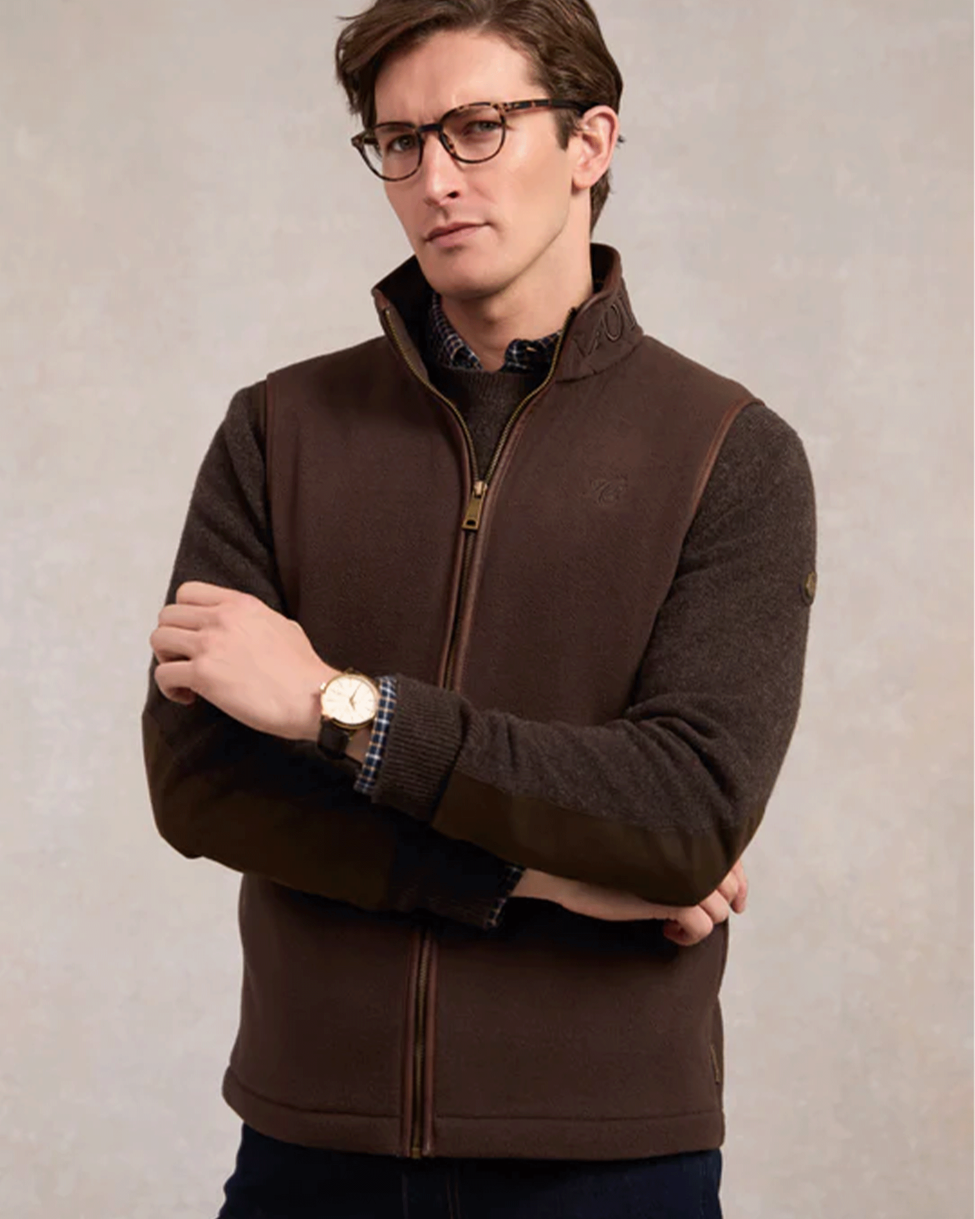 Holland Cooper Mens Country Fleece Gilet