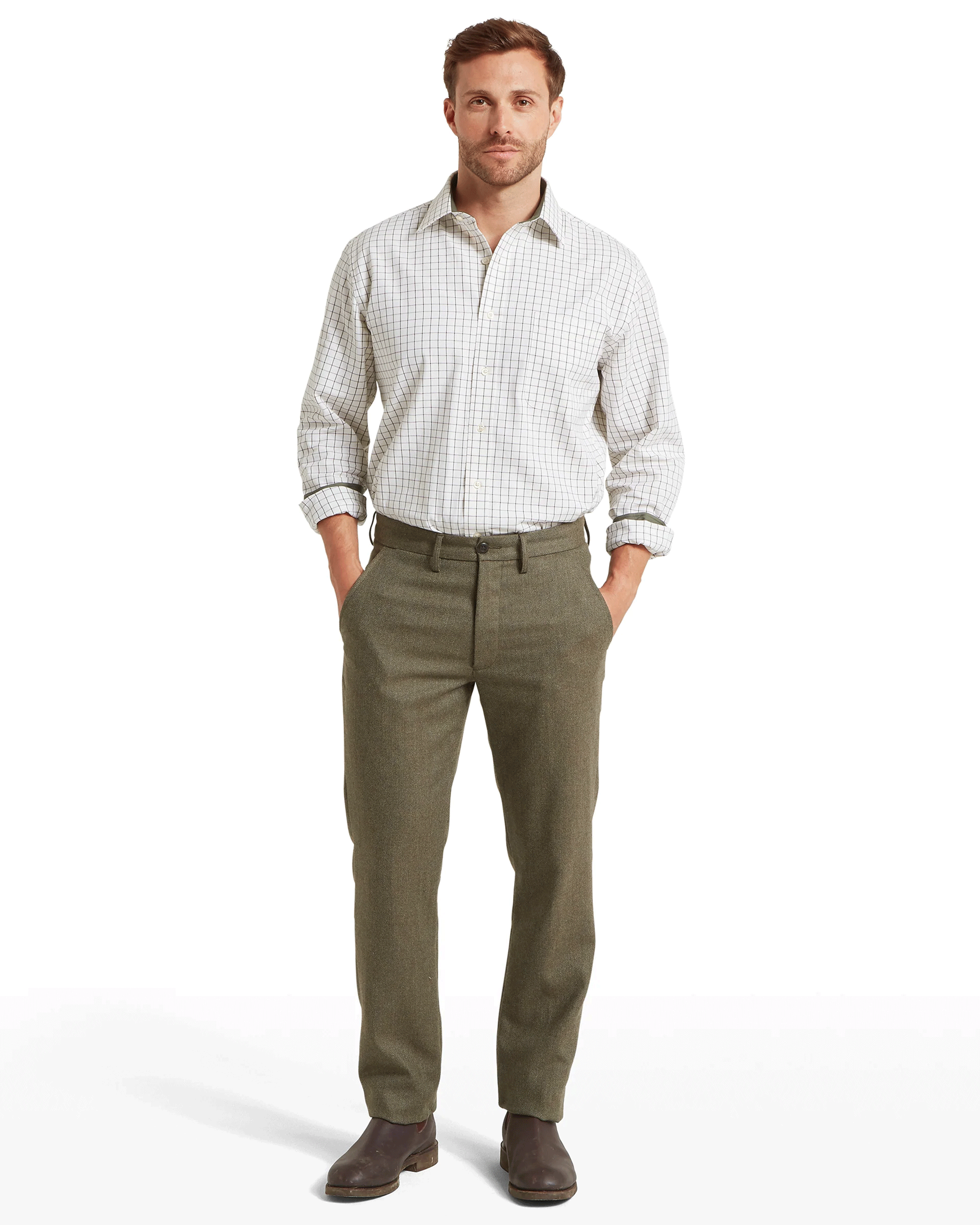 Schoffel Men's Burnham Tattersall Classic Shirt