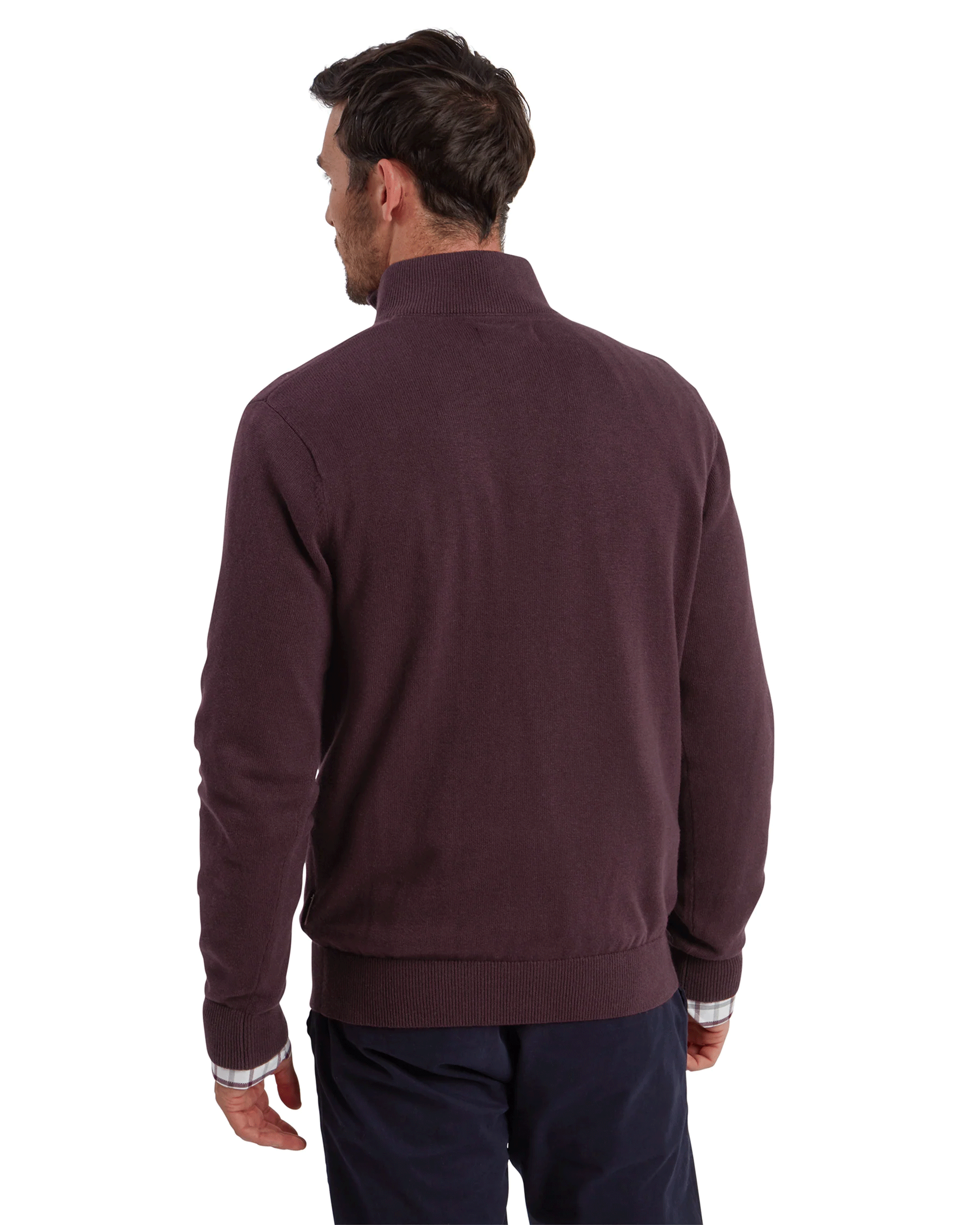 Schoffel Men's Calton Cotton Cashmere 1/4 Zip
