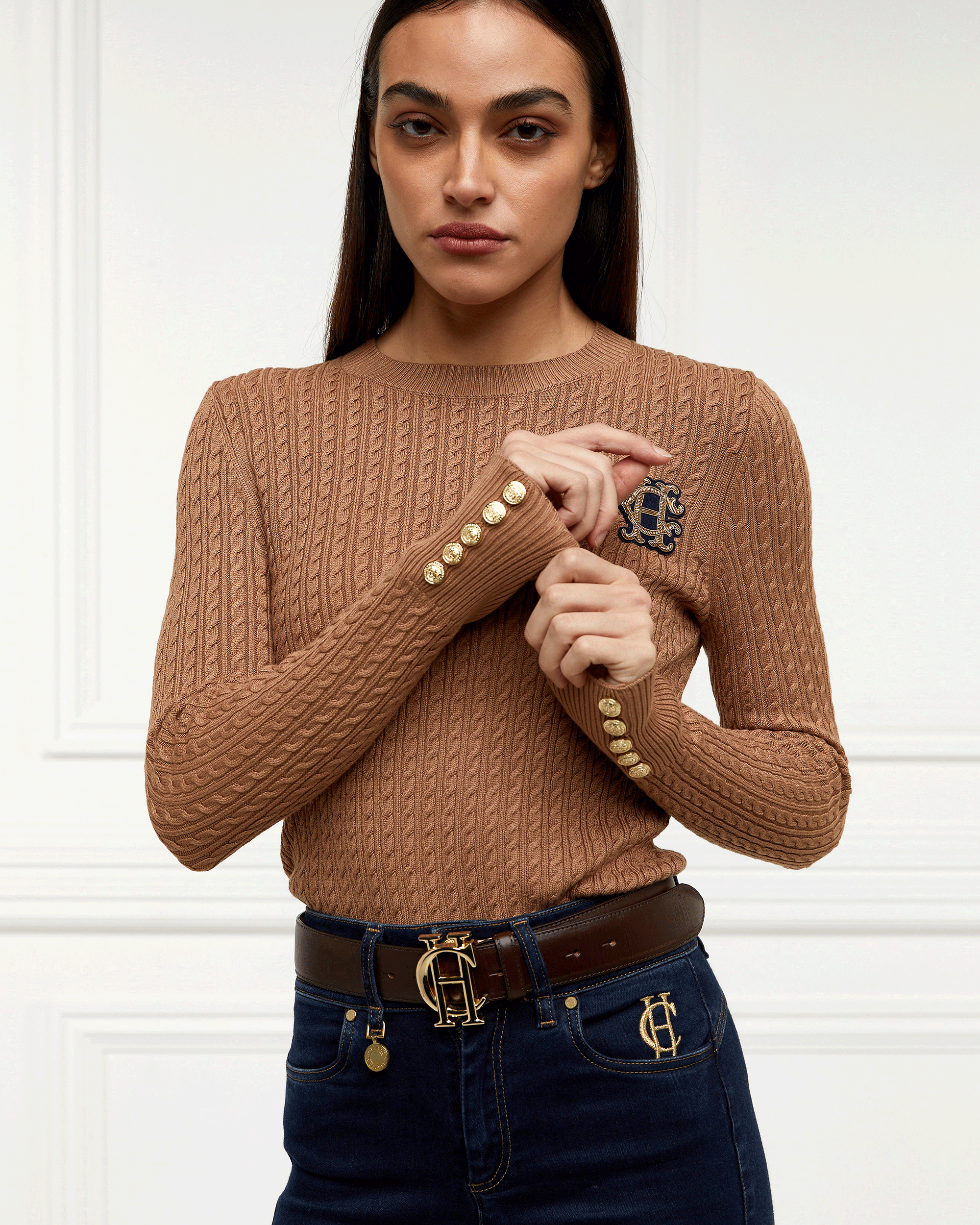 Holland Cooper Princeton Crew Neck Knit