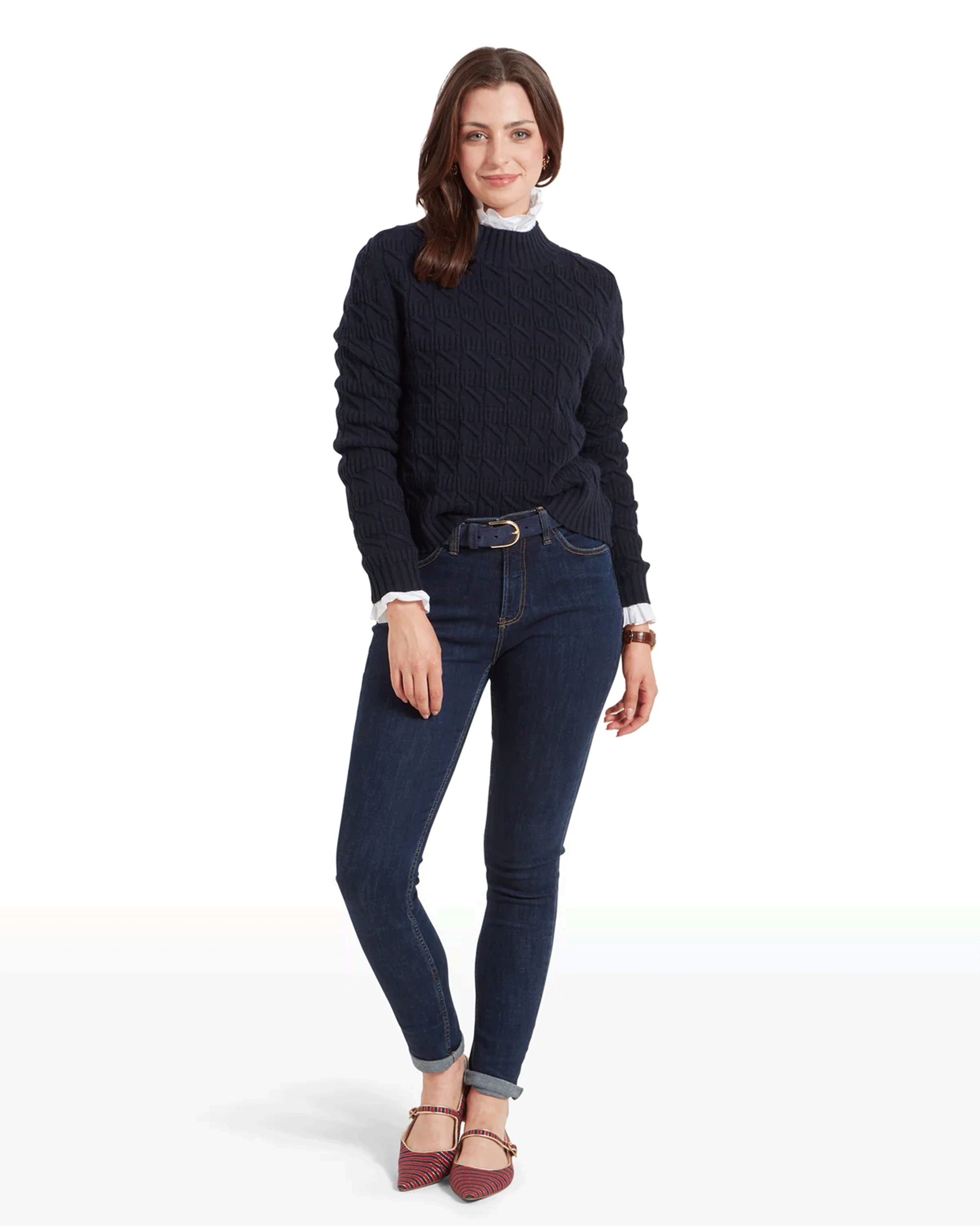 Schoffel  Ladies Sandsend Cable Jumper