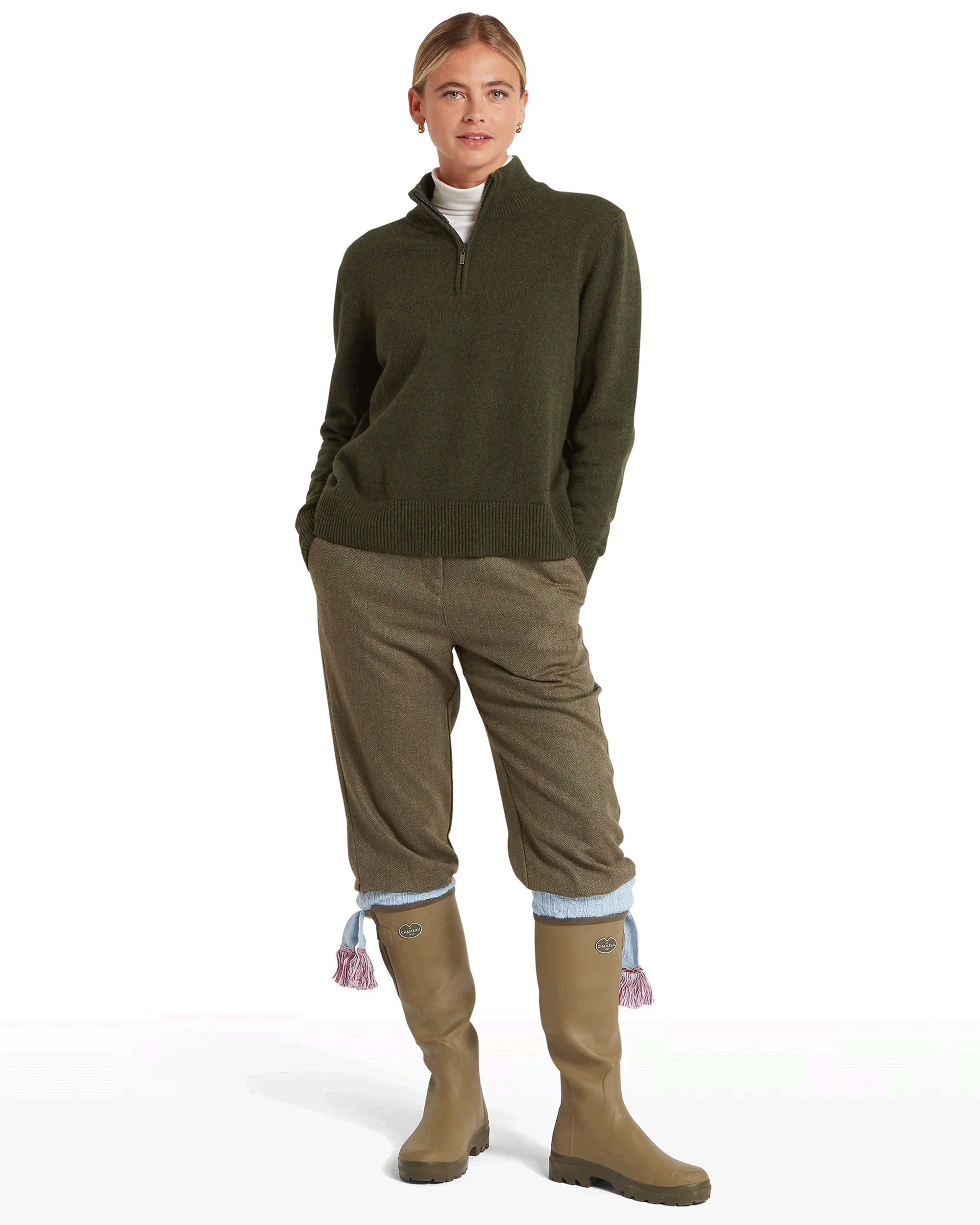 Schoffel Ladies Thorably 1/4 Zip Jumper