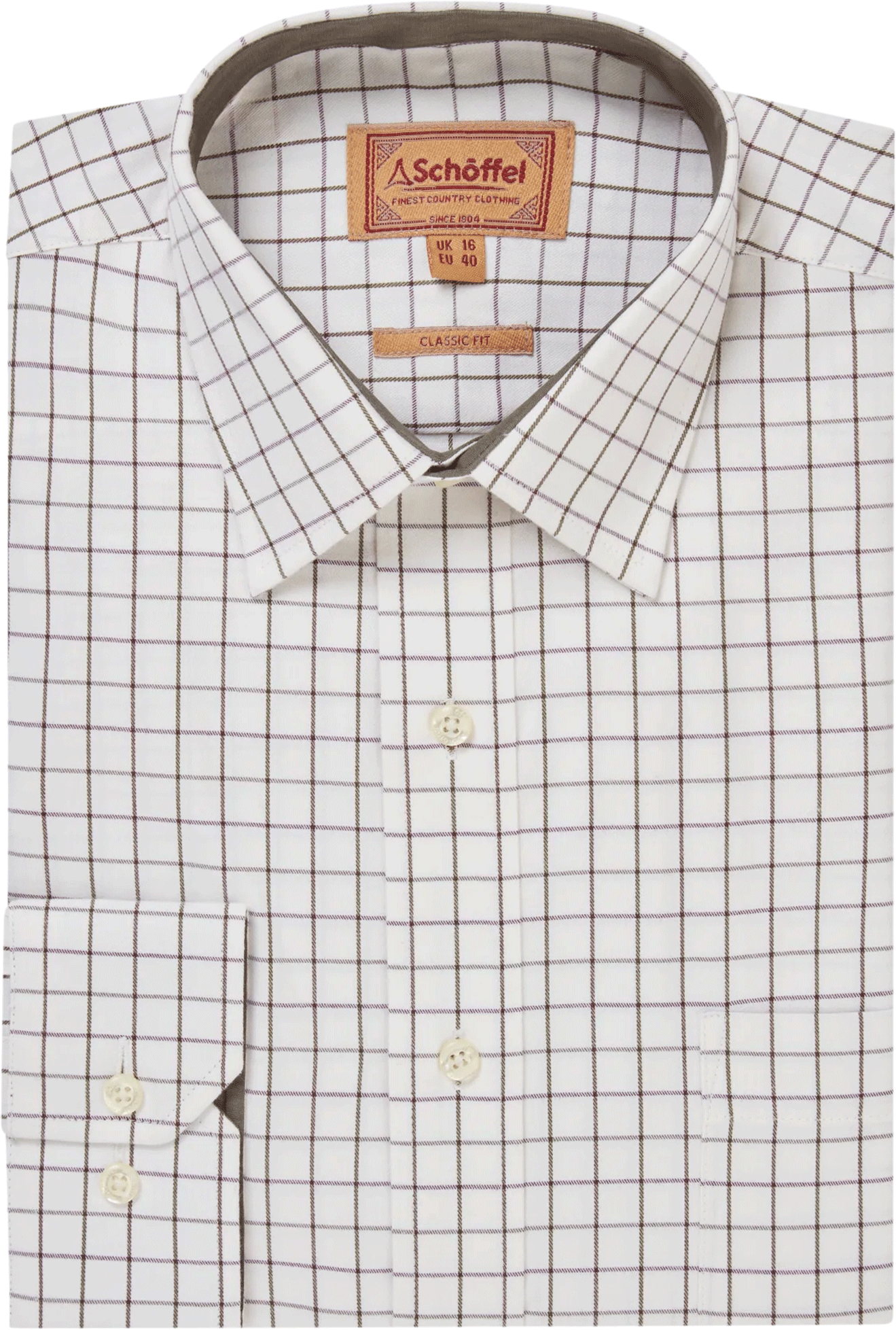 Schoffel Men's Burnham Tattersall Classic Shirt