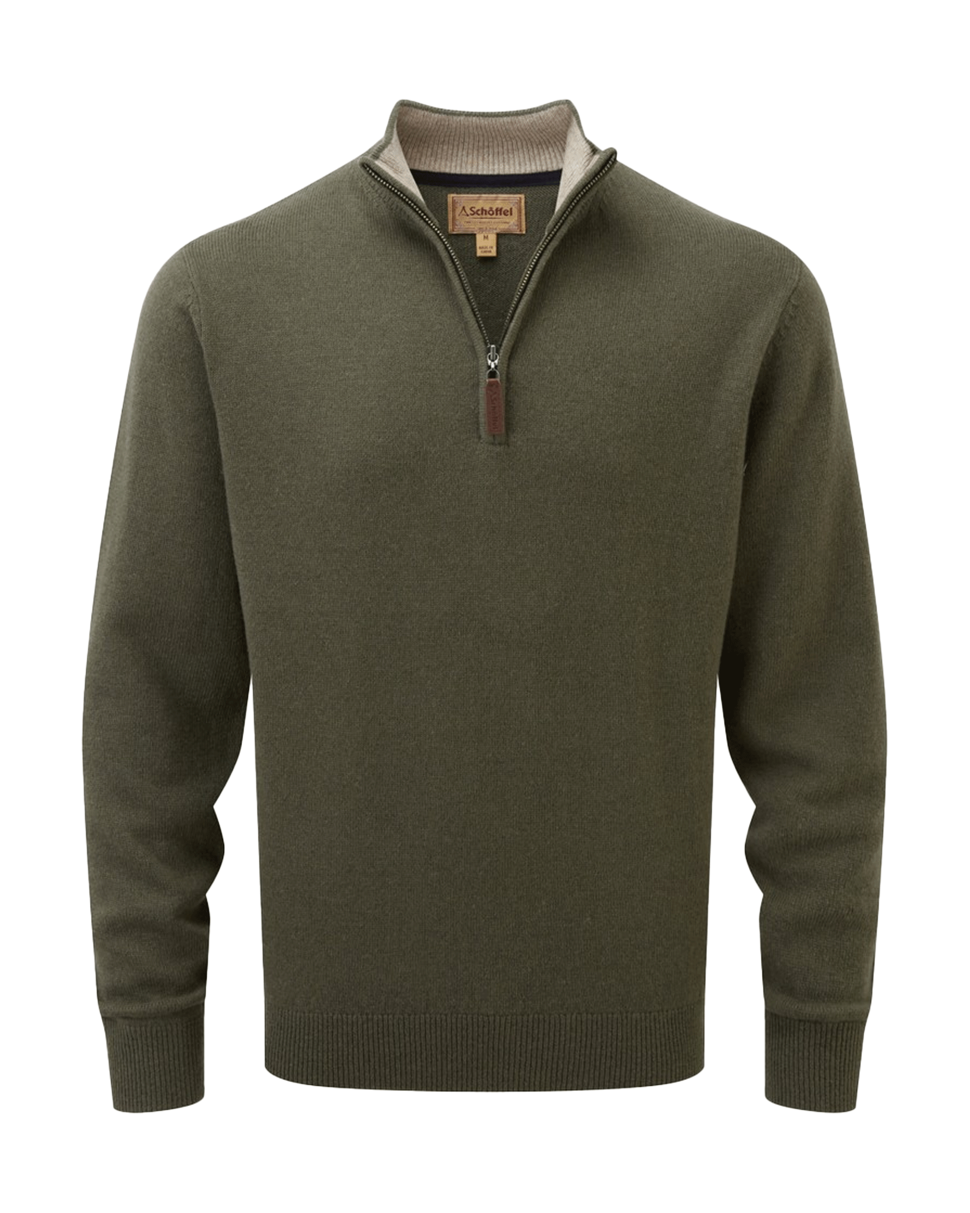 Schoffel Men's Lewis Lambswool 1/4 Zip Jumper