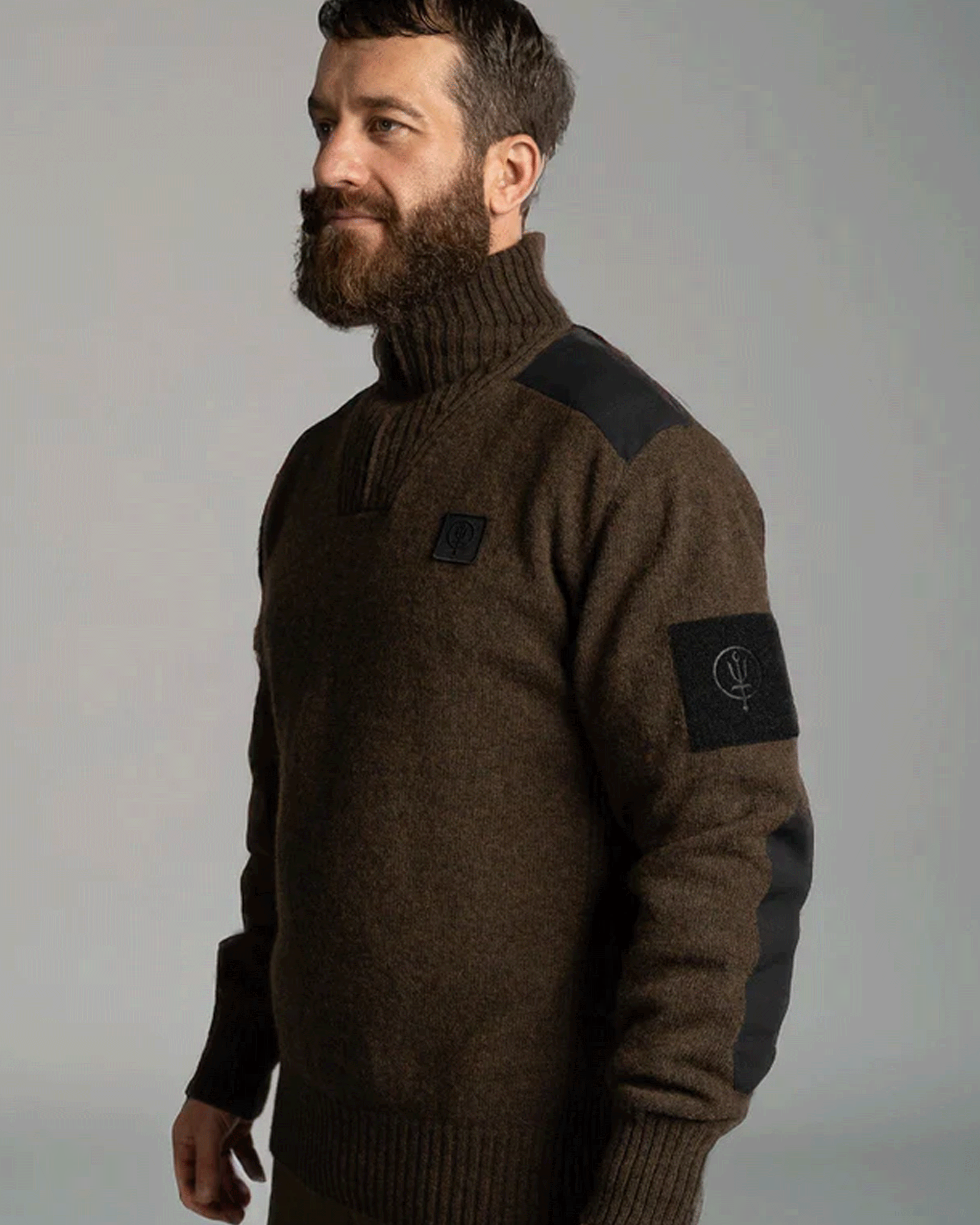 ThruDark HeriTech Funnel Neck Jumper