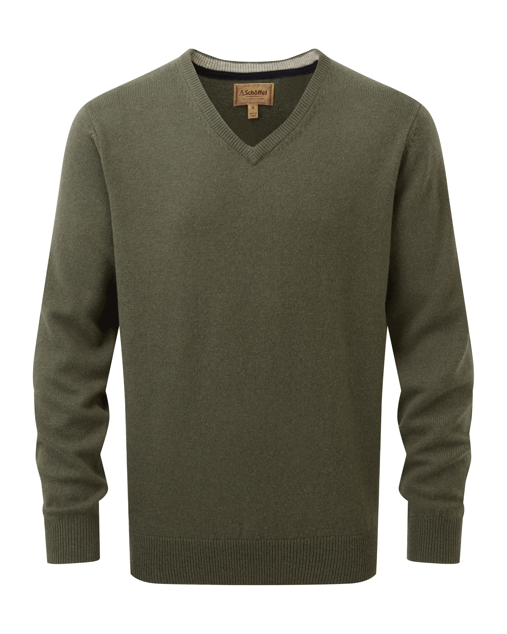 Schoffel Men's Lewis Lambswool V Neck Jumper