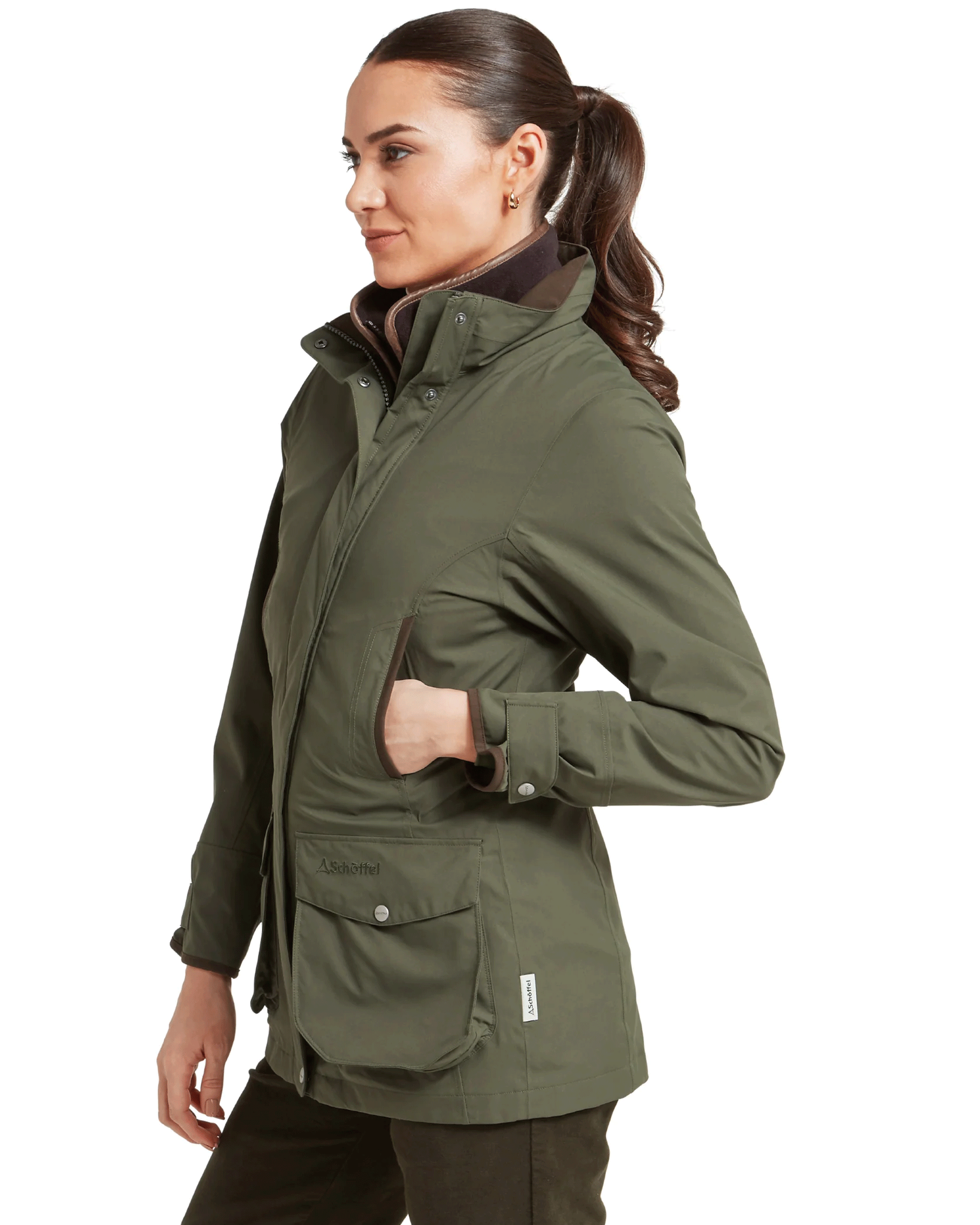 Schoffel Ladies Teal Ultralight Coat