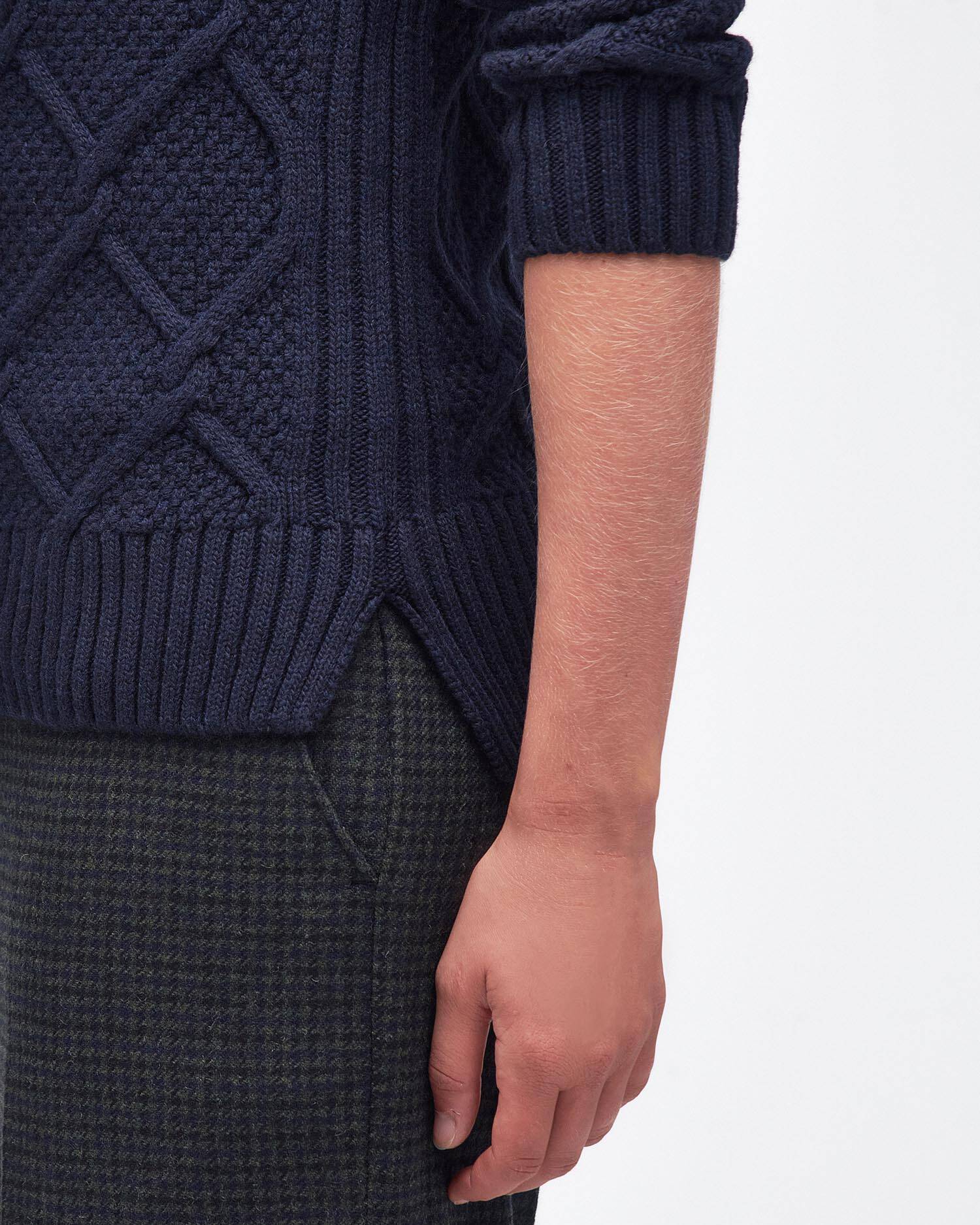 Barbour Burne Roll Neck Knitted Jumper