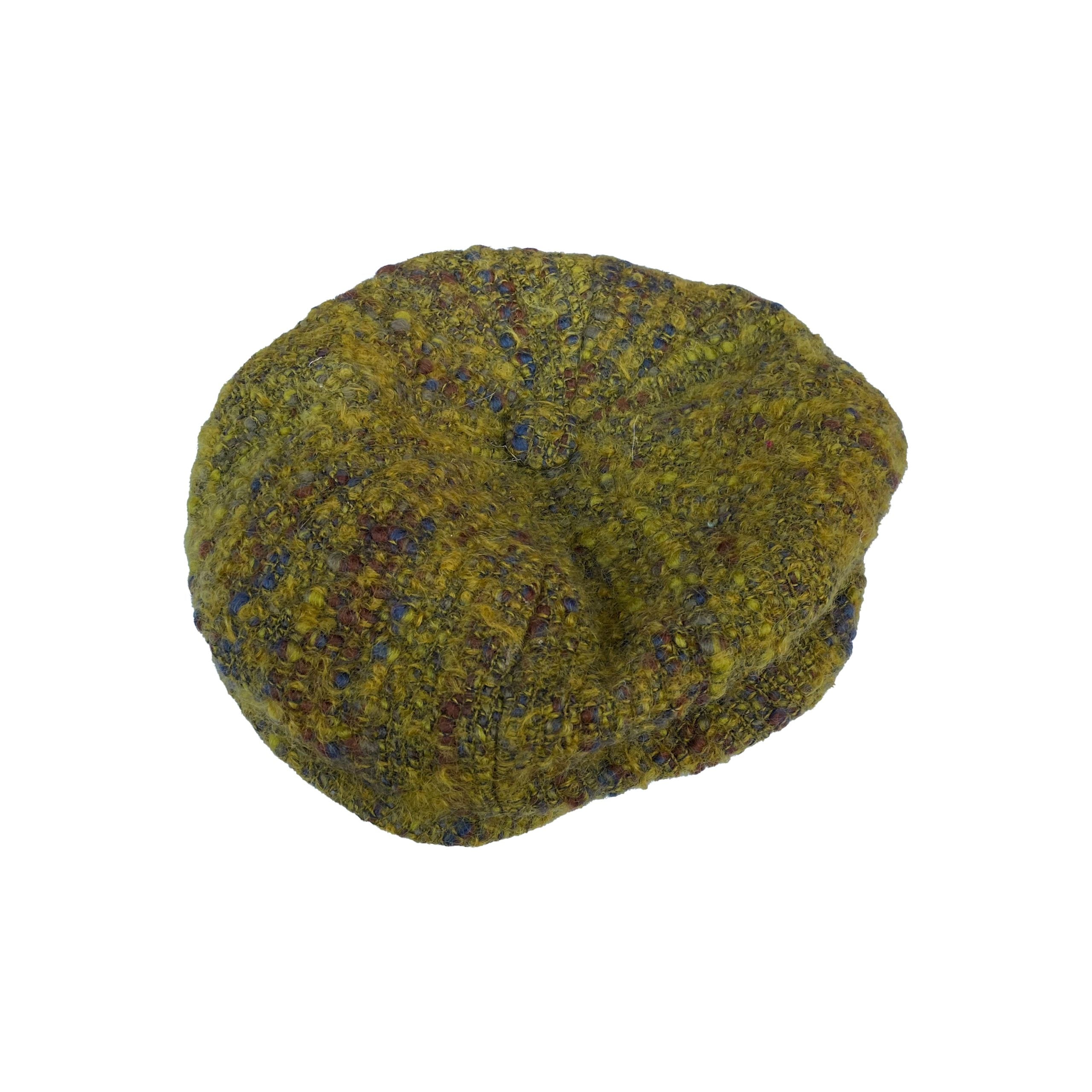 Rushmore Tweed Flat Cap (closed peak)