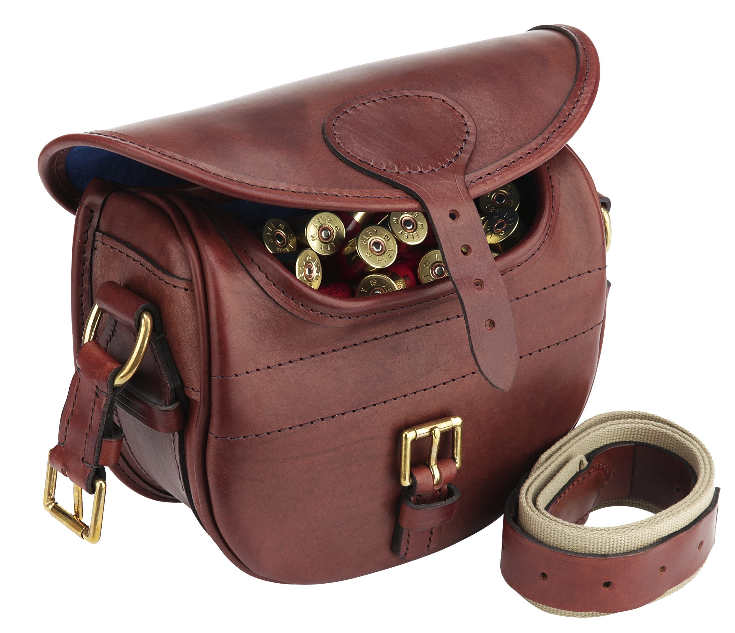 E.J. Churchill Italian Leather Cartridge Bag 75