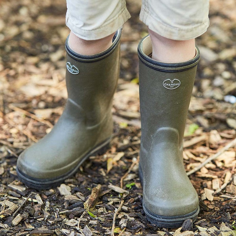 Le Chameau Kids Petite Aventure Jersey Lined Boots