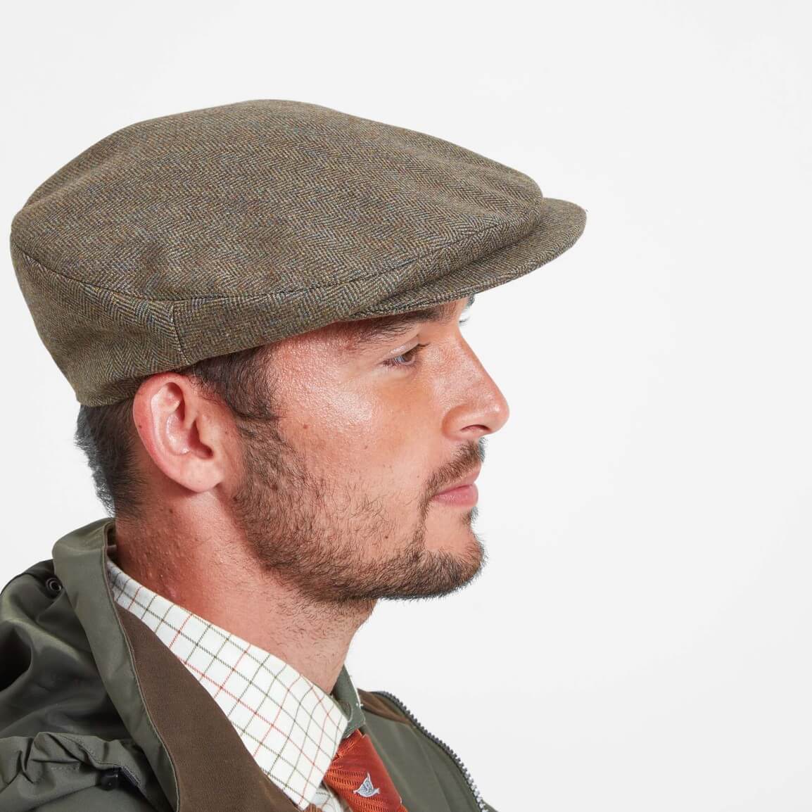 Schoffel Tweed Countryman Cap
