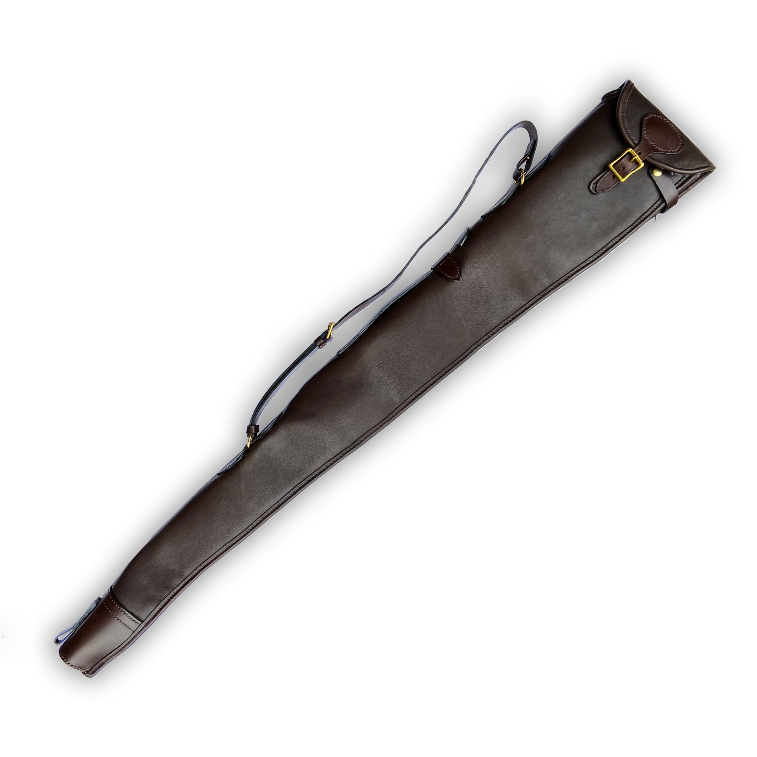 E.J. Churchill Havana Soft Dark Brown Leather Gun Slip
