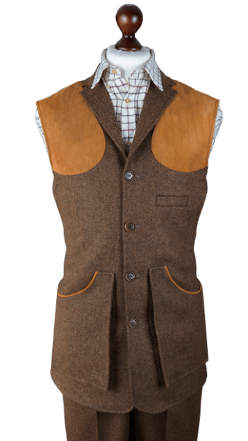 By Crow and Jester Tweed Shooting Vest